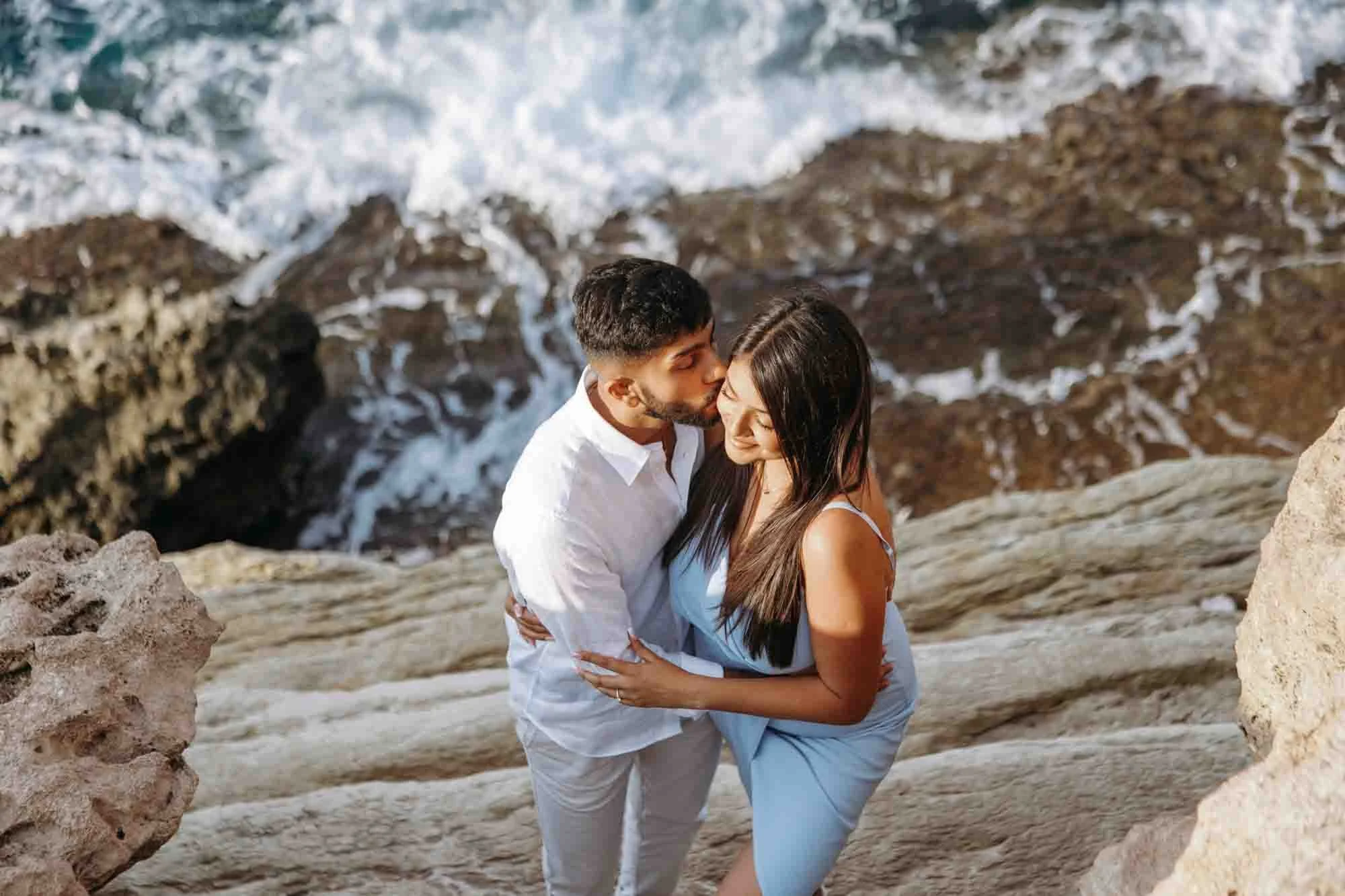 Proposal in Sea Caves