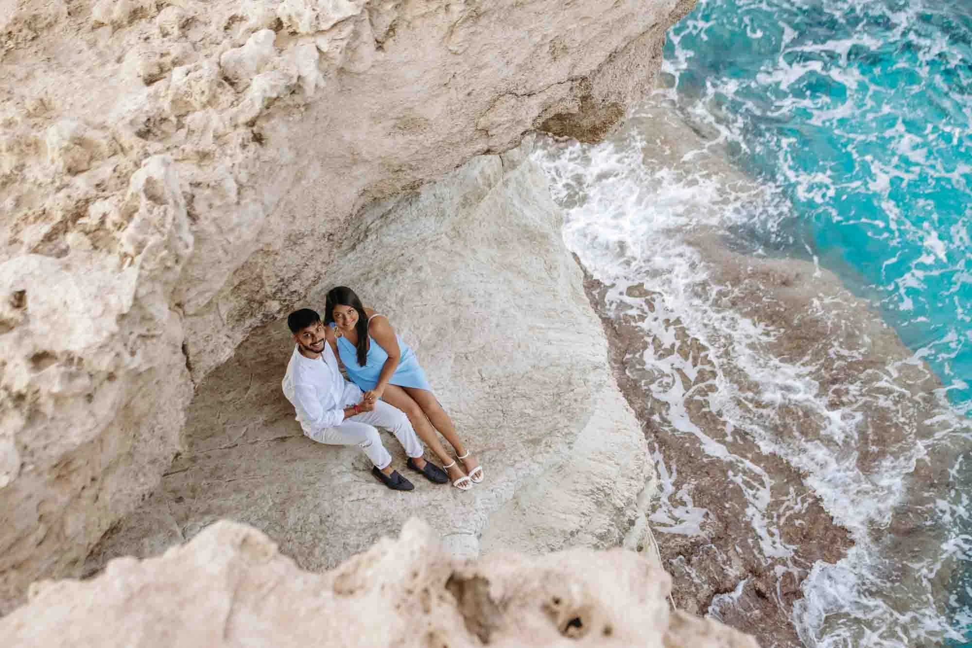 Proposal in Sea Caves