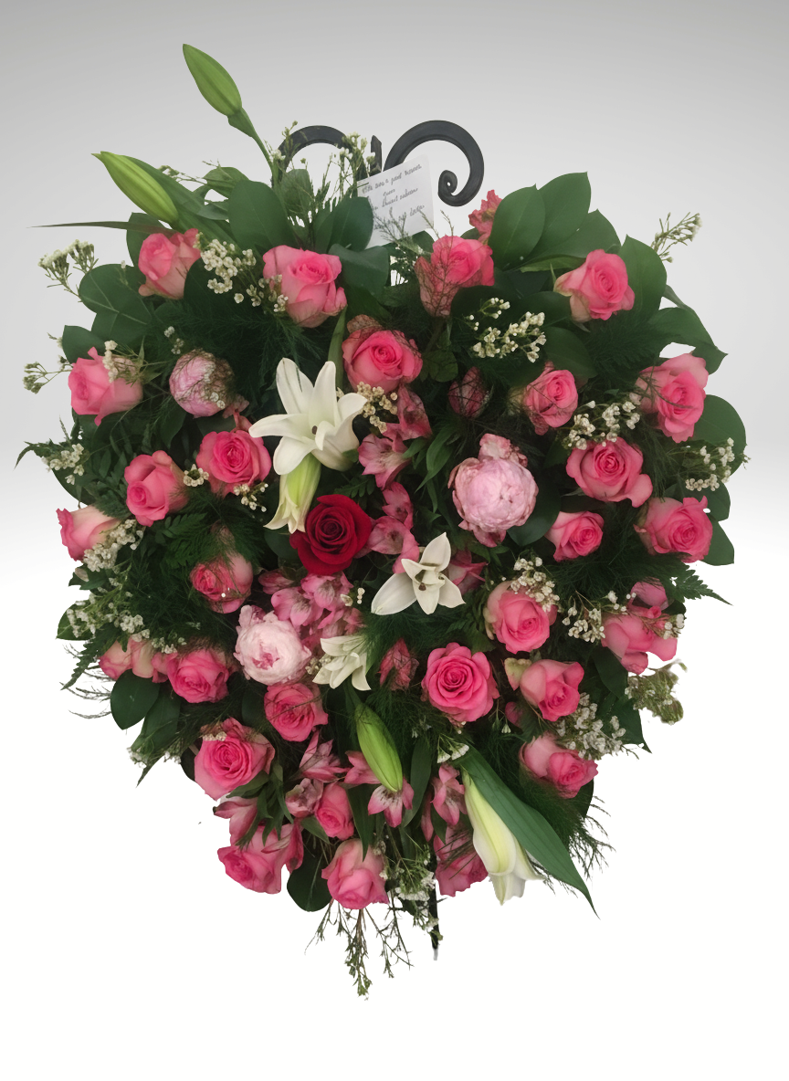 Heart Shaped Wreath Celebration of Life