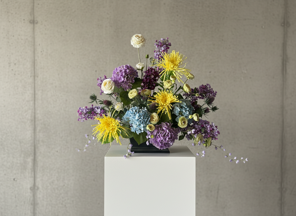 Silk Spring Arrangement