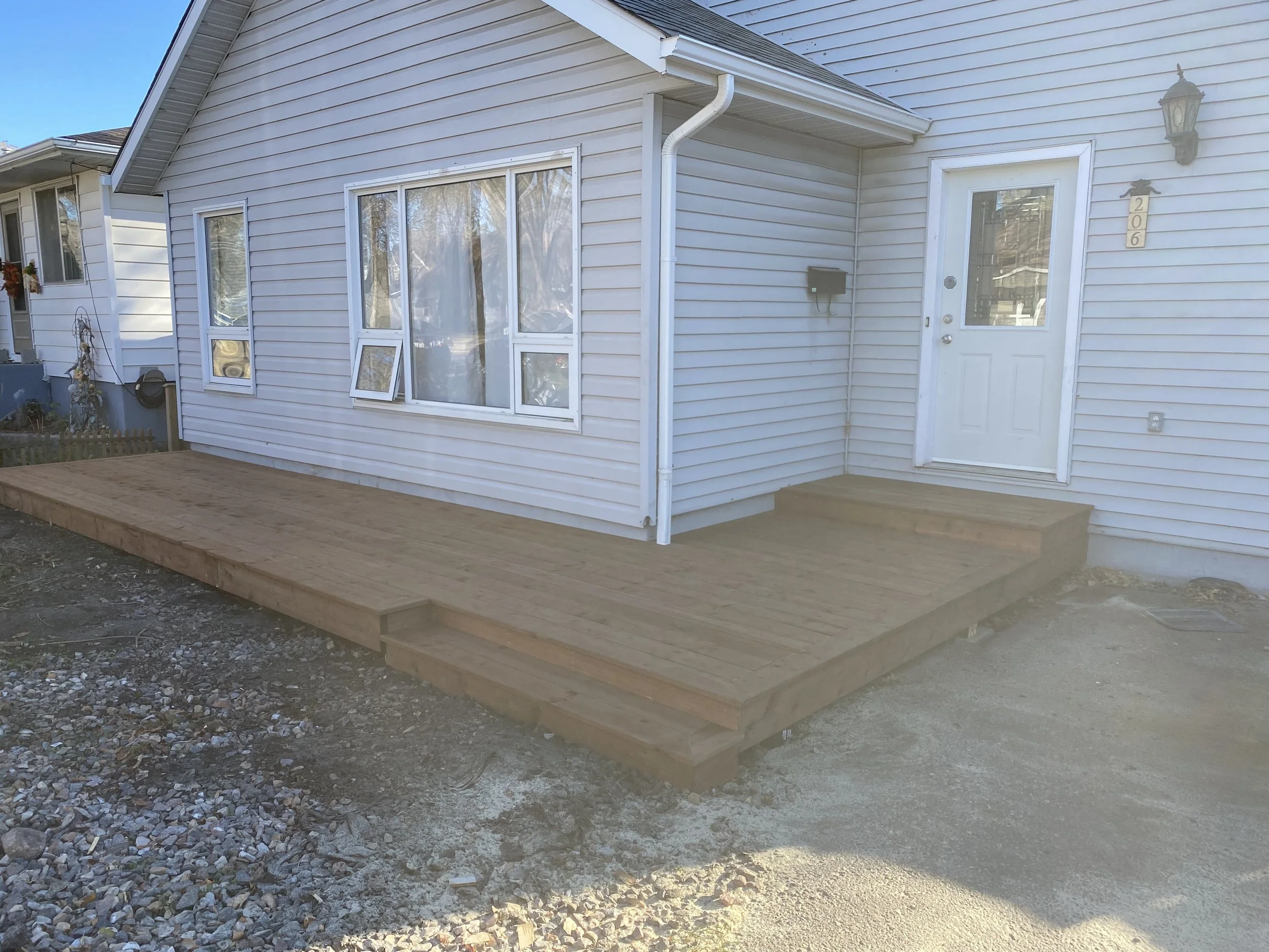 Custom construction project completed by LSR Contracting in Saskatoon — quality residential building by Steven and Roger LeBlanc