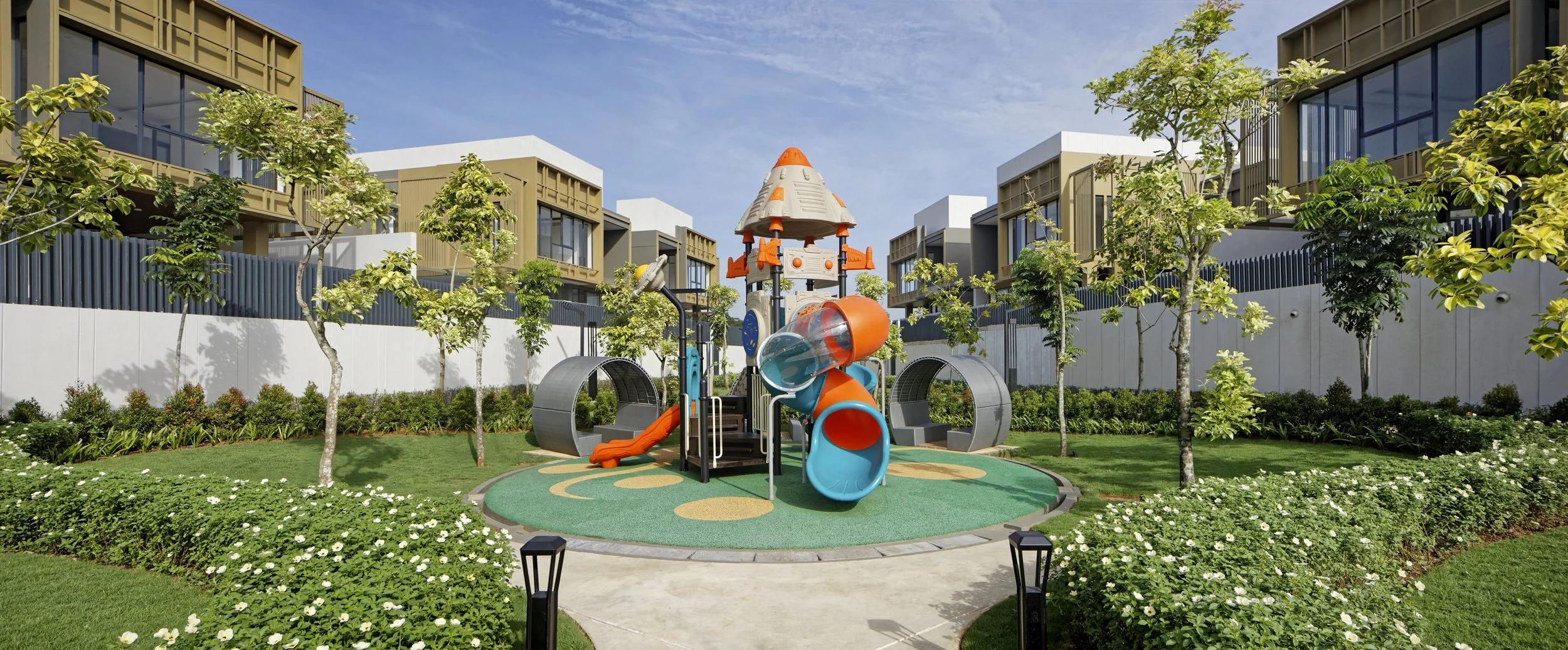 Enchante Club House children's playground and outdoor play area