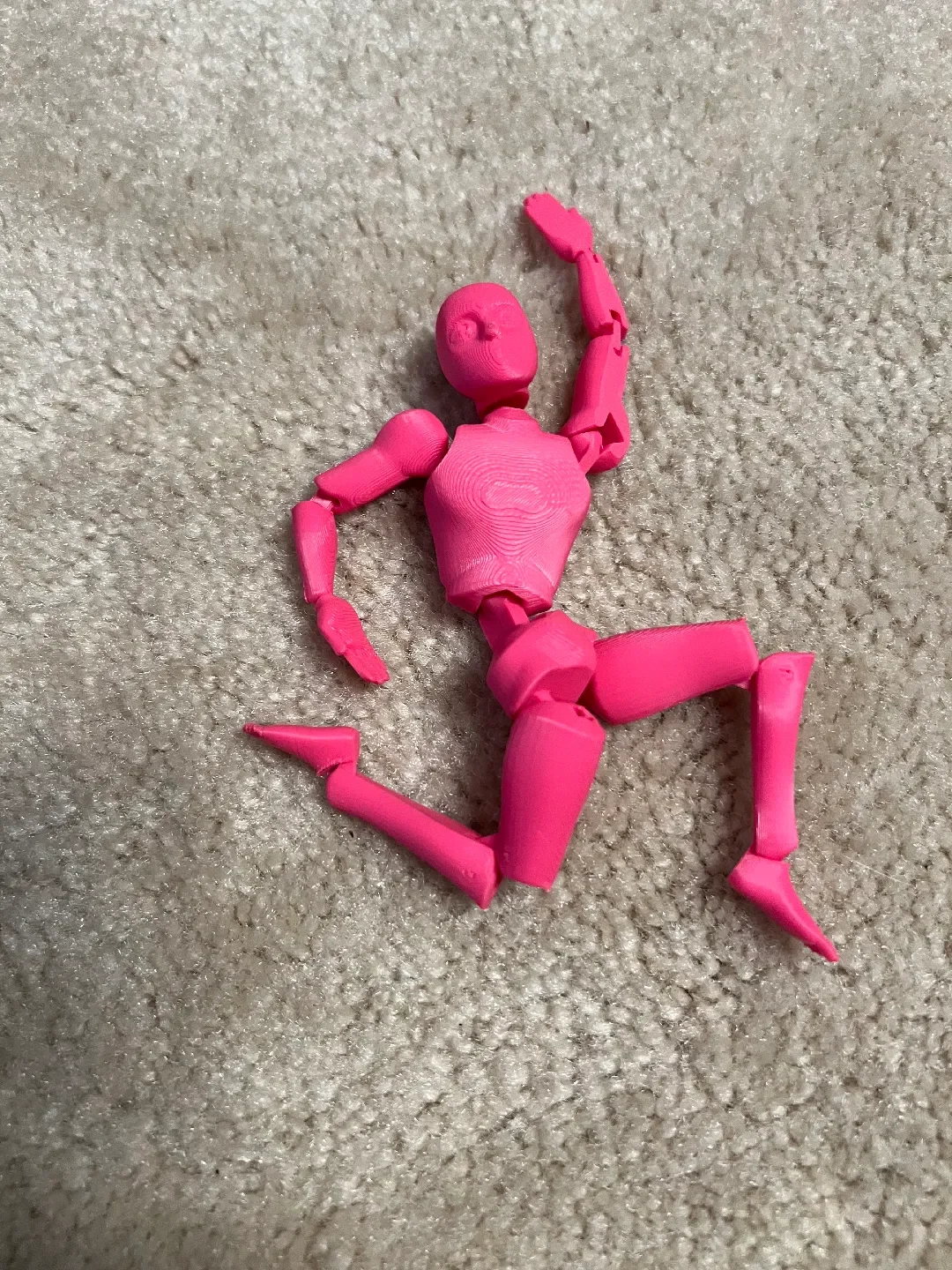 3d printed Articulated human
