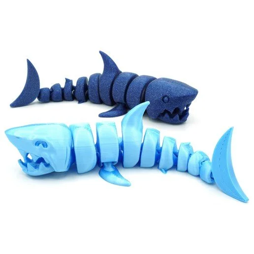 3d printed articulated shark