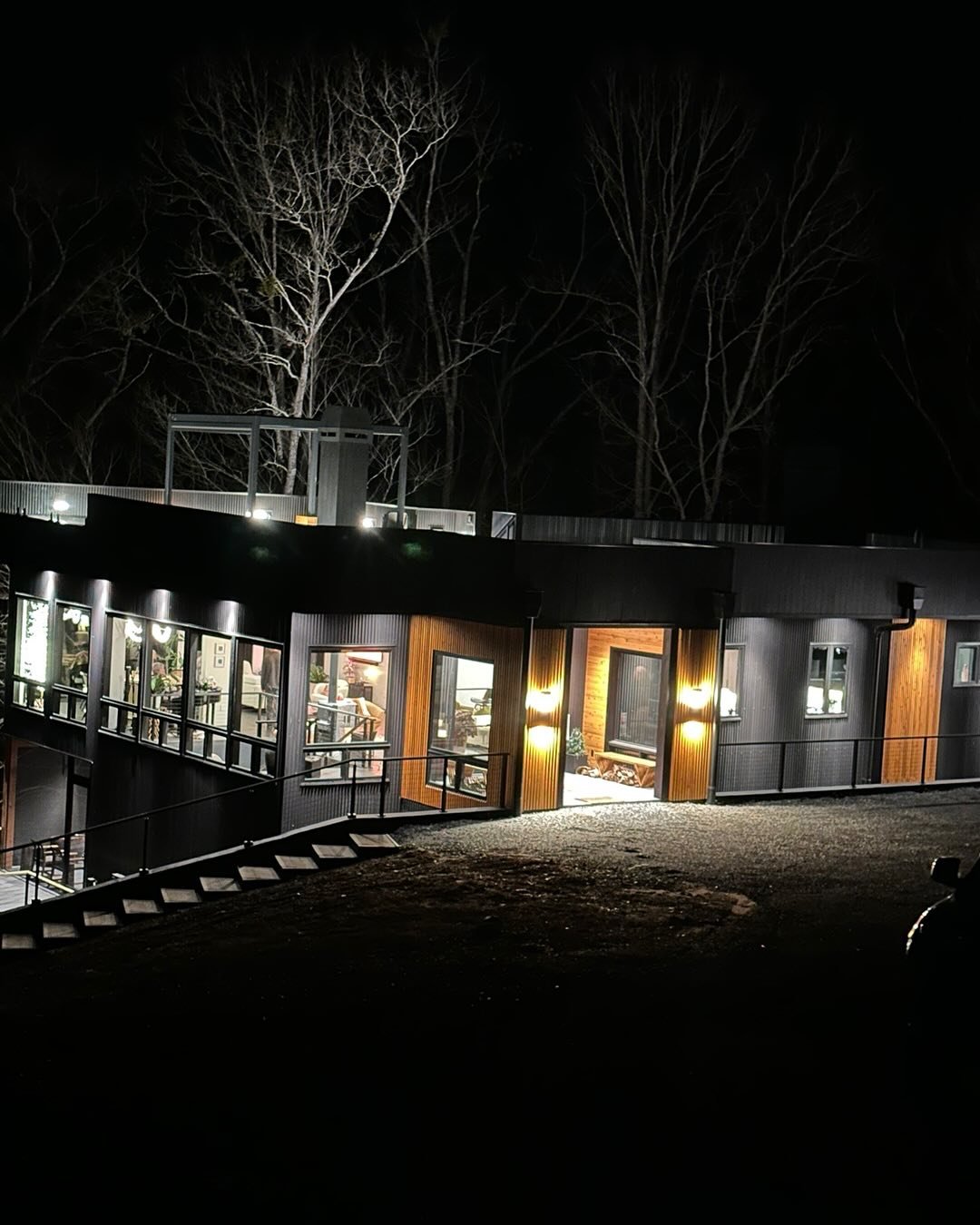 Quick pics at our newest modern build.