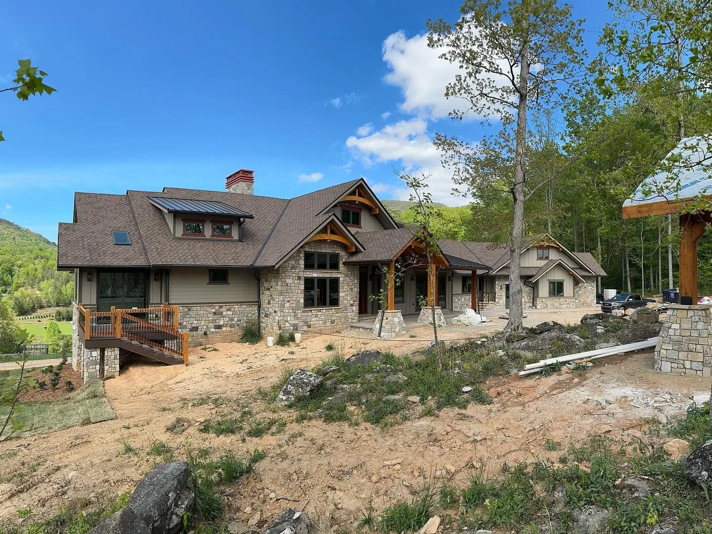 Front yard Foggy Bottom Farm