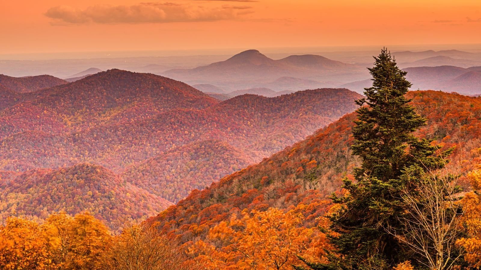 Blue Ridge Mountains in the Fall