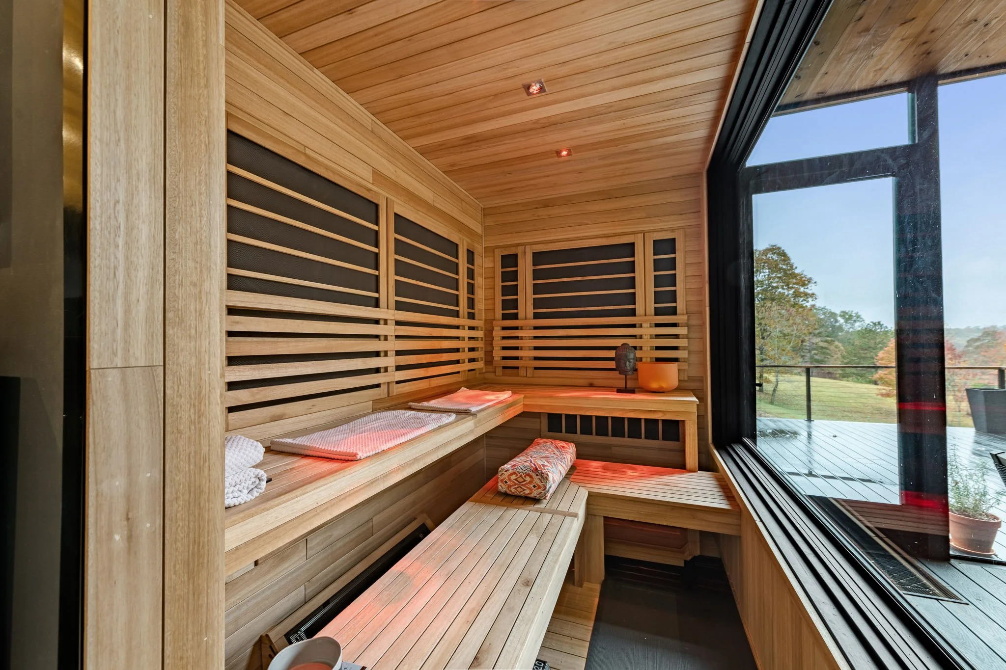 Indoor sauna in Blue Ridge, GA