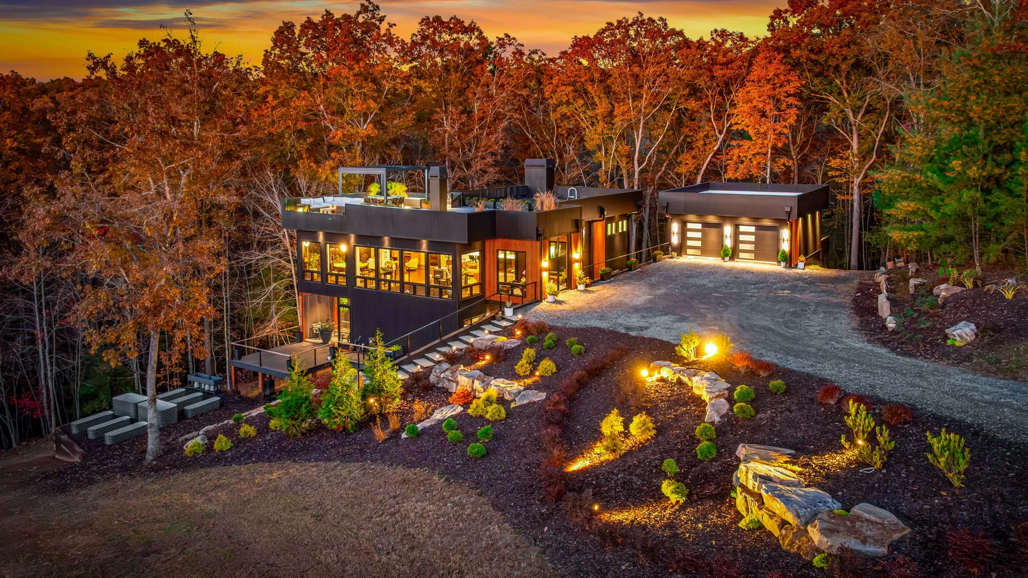 Modern home in North Georgia Mountains