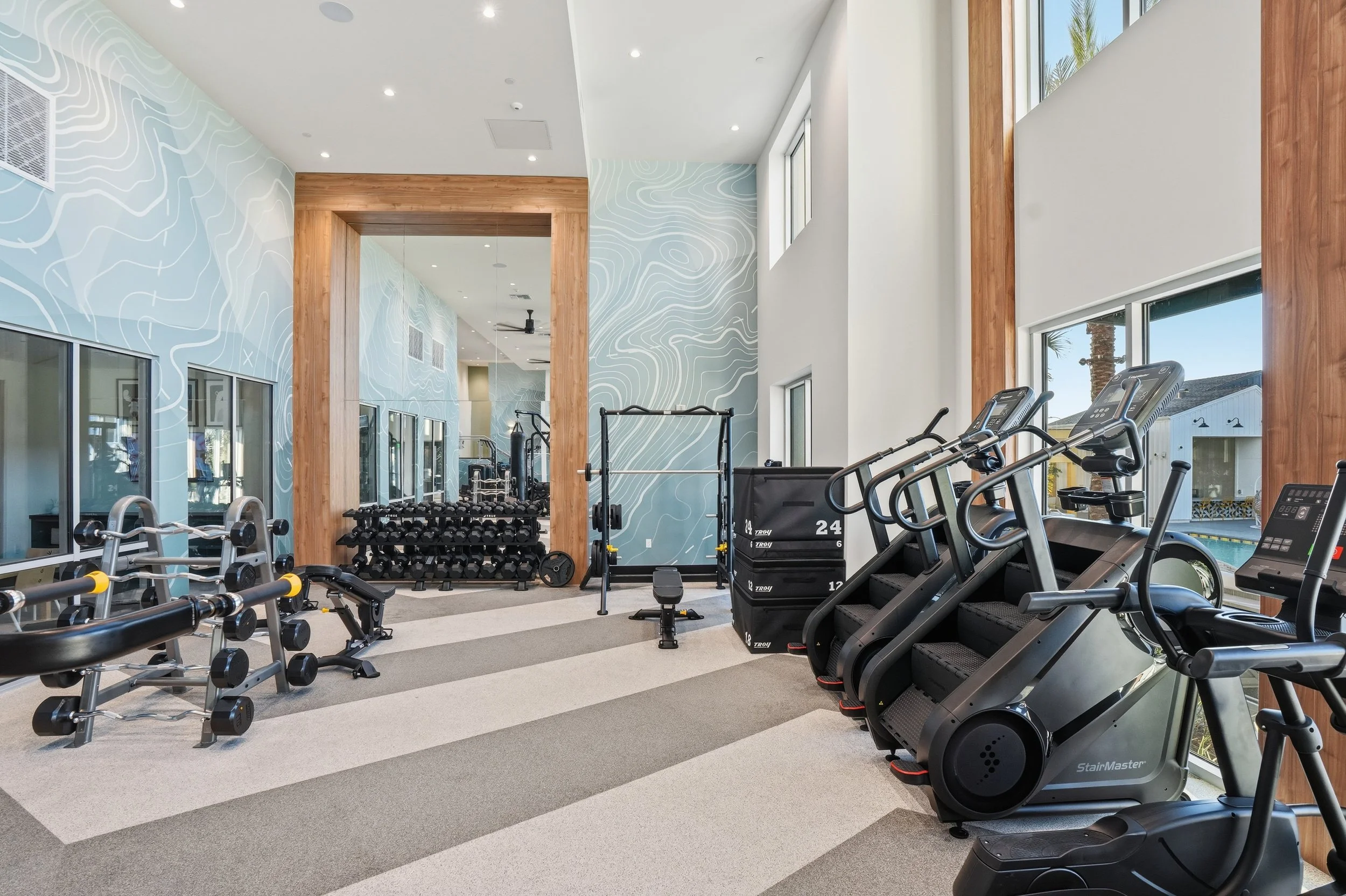 PAC STUDIO_Luminary_Multifamily_Clubhouse Fitness Studio 02
