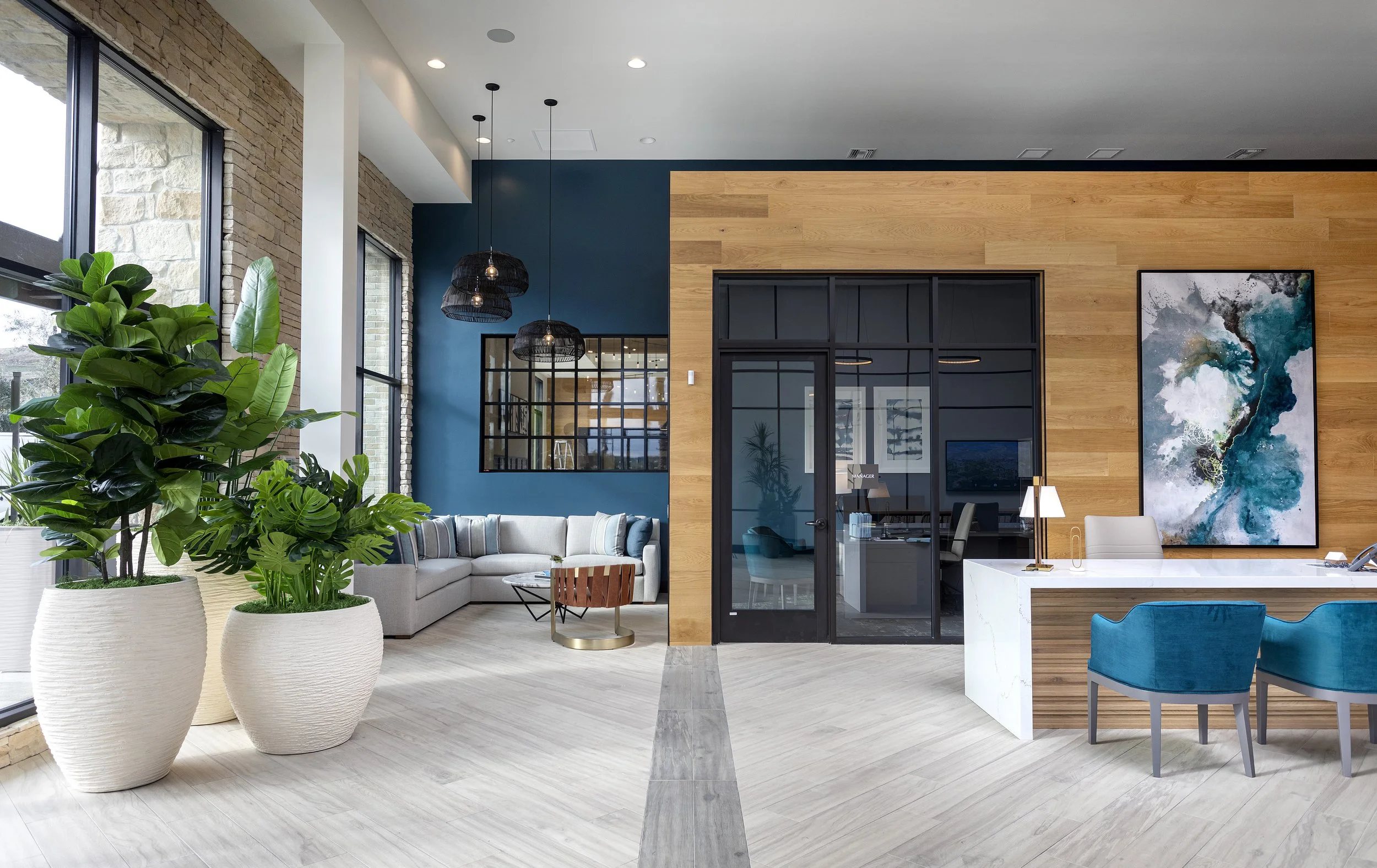 PAC STUDIO_Escaya_Multifamily_Clubhouse Leasing_Interior Design