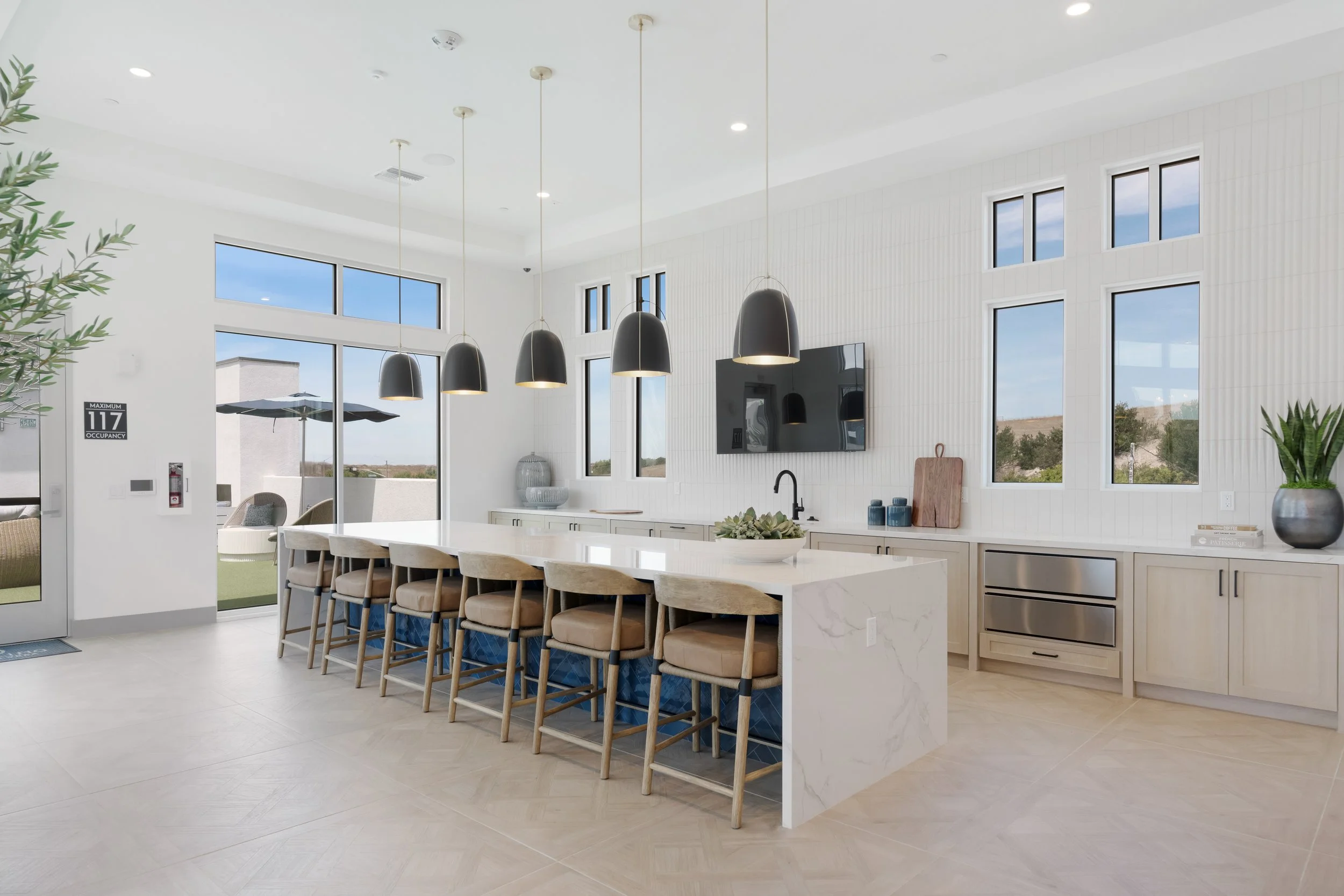 PAC STUDIO_Stirling_Multifamily_Clubhouse Kitchen