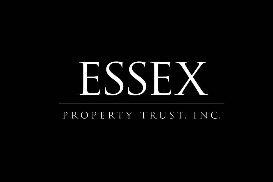 Black background with white text reading 'ESSEX PROPERTY TRUST, INC.'