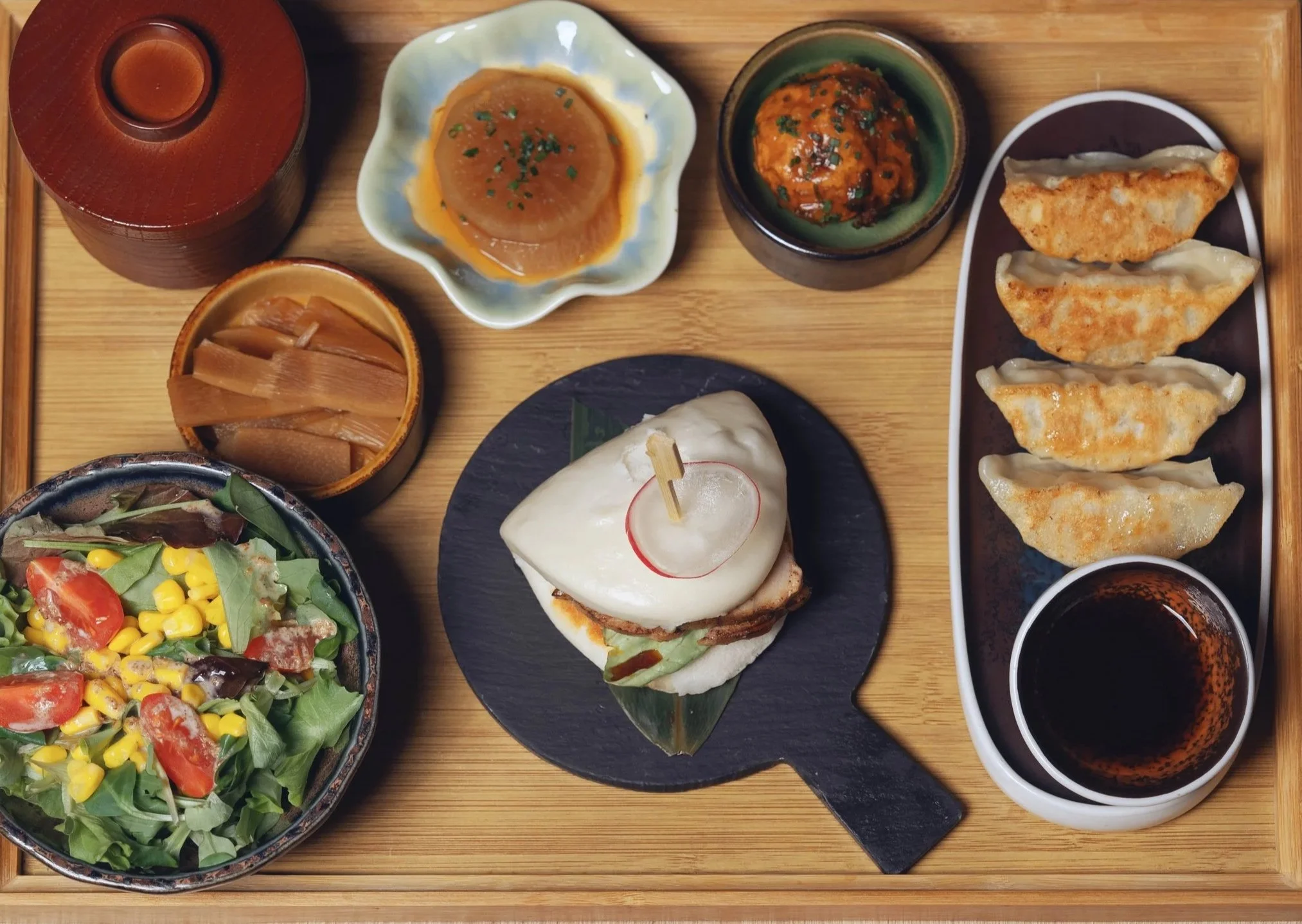 Teishoku menù pranzo da Goraiko Izakaya in centro a Monza
