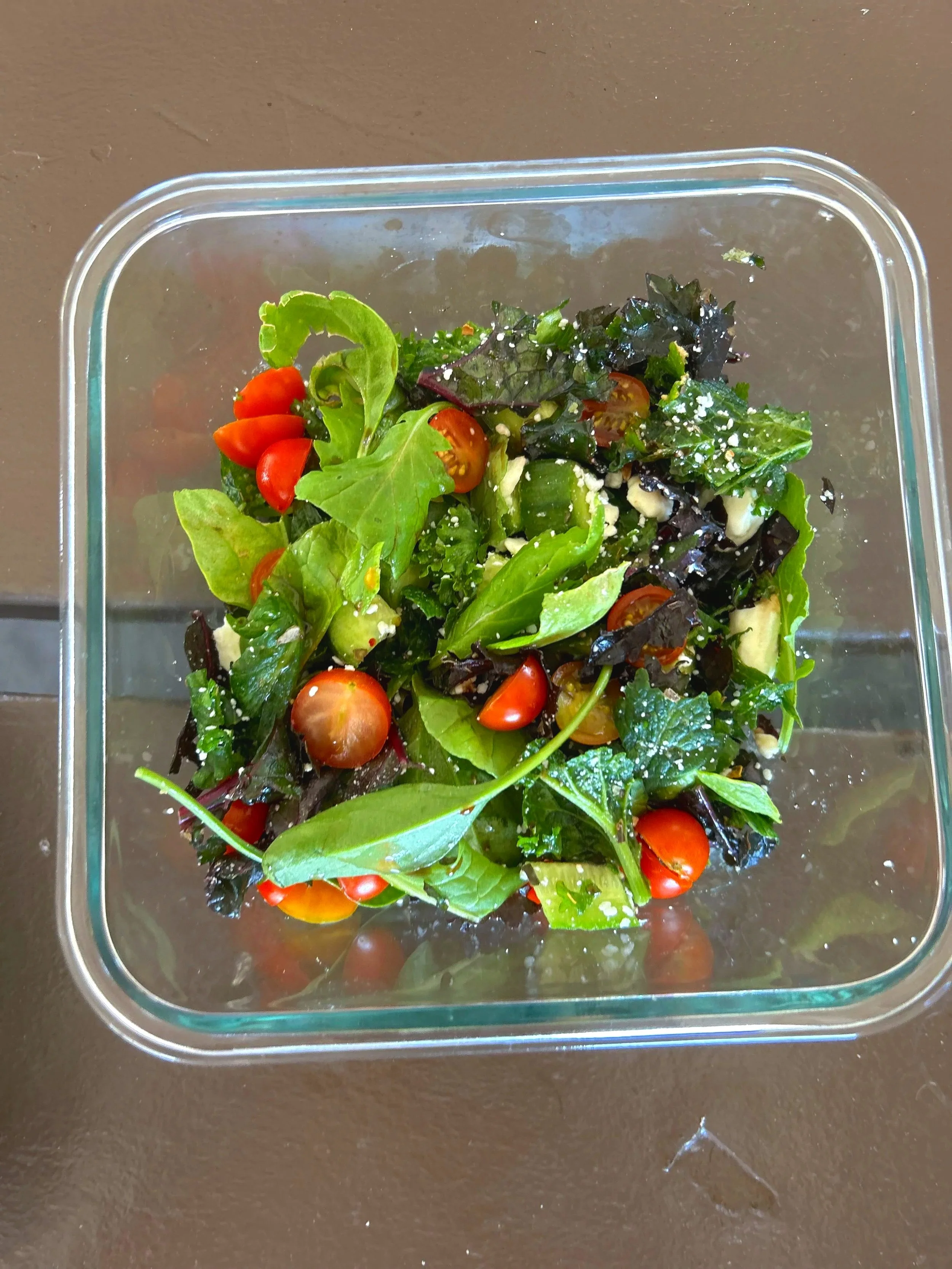 Garden Salad With Dressing
