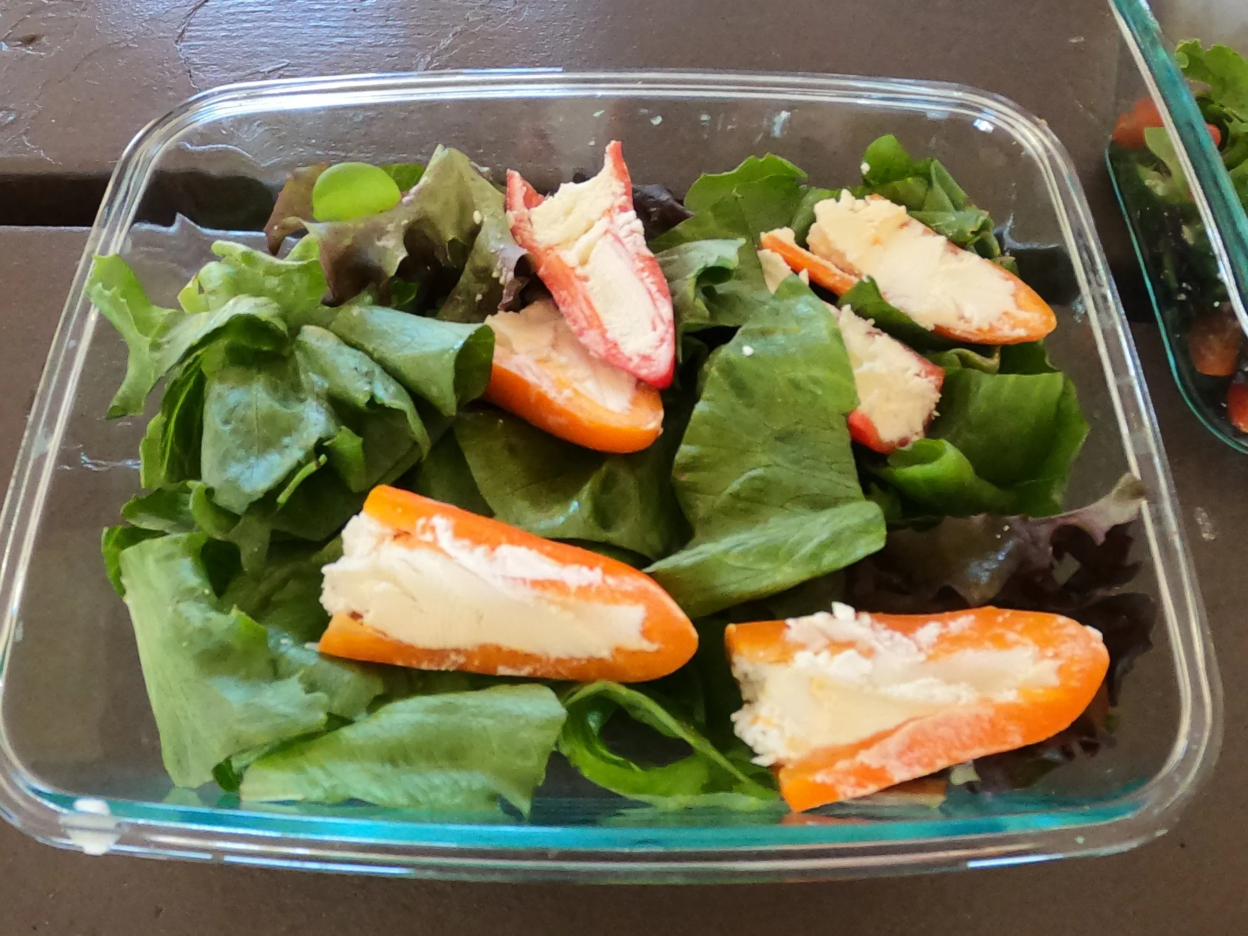 Goat Cheese Stuffed Sweet Peppers