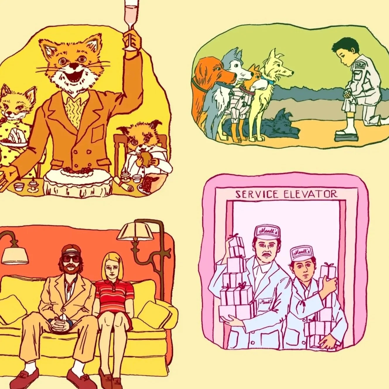 Wes Anderson Spots