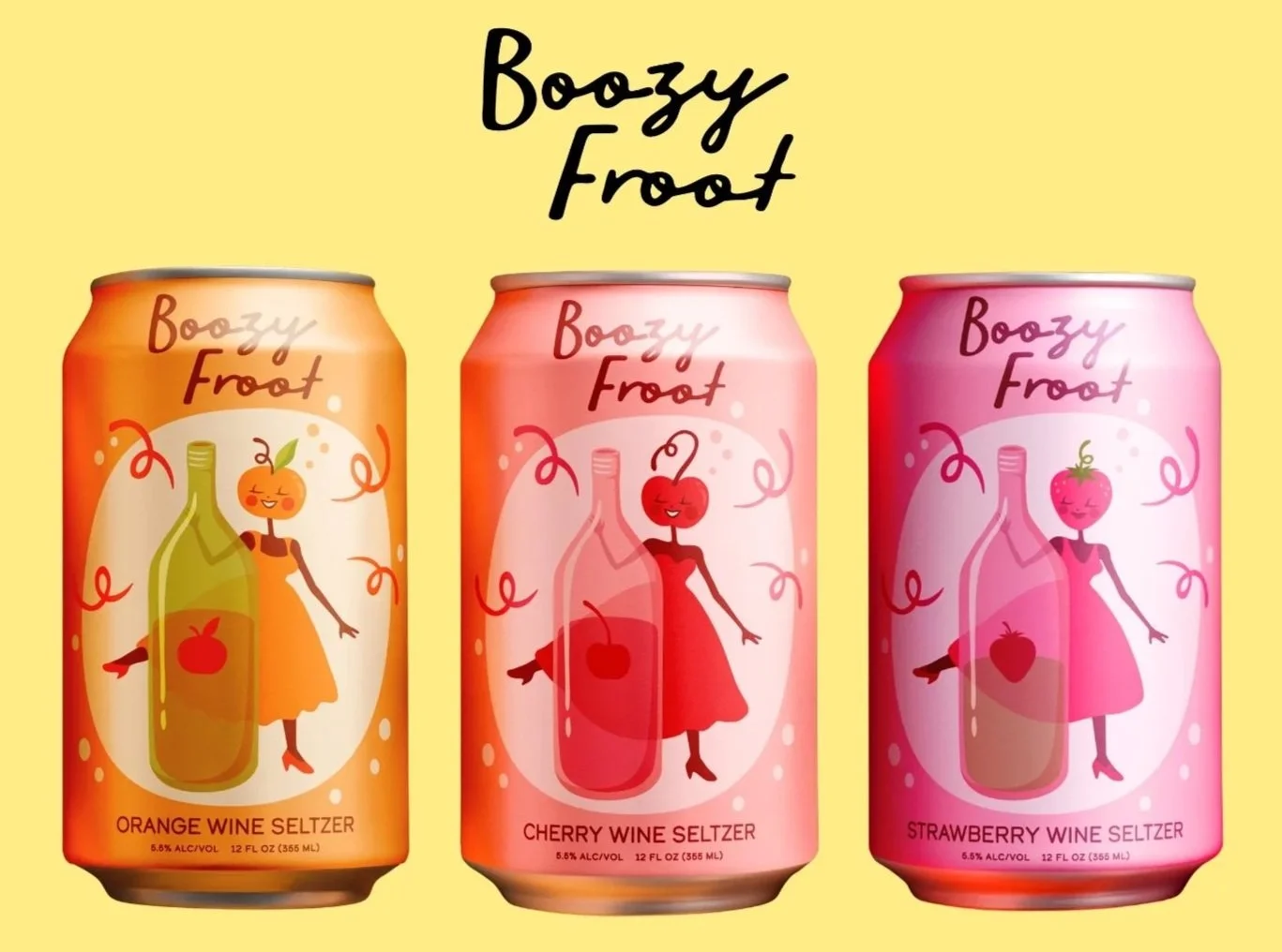 Boozy Froot Seltzer Packaging