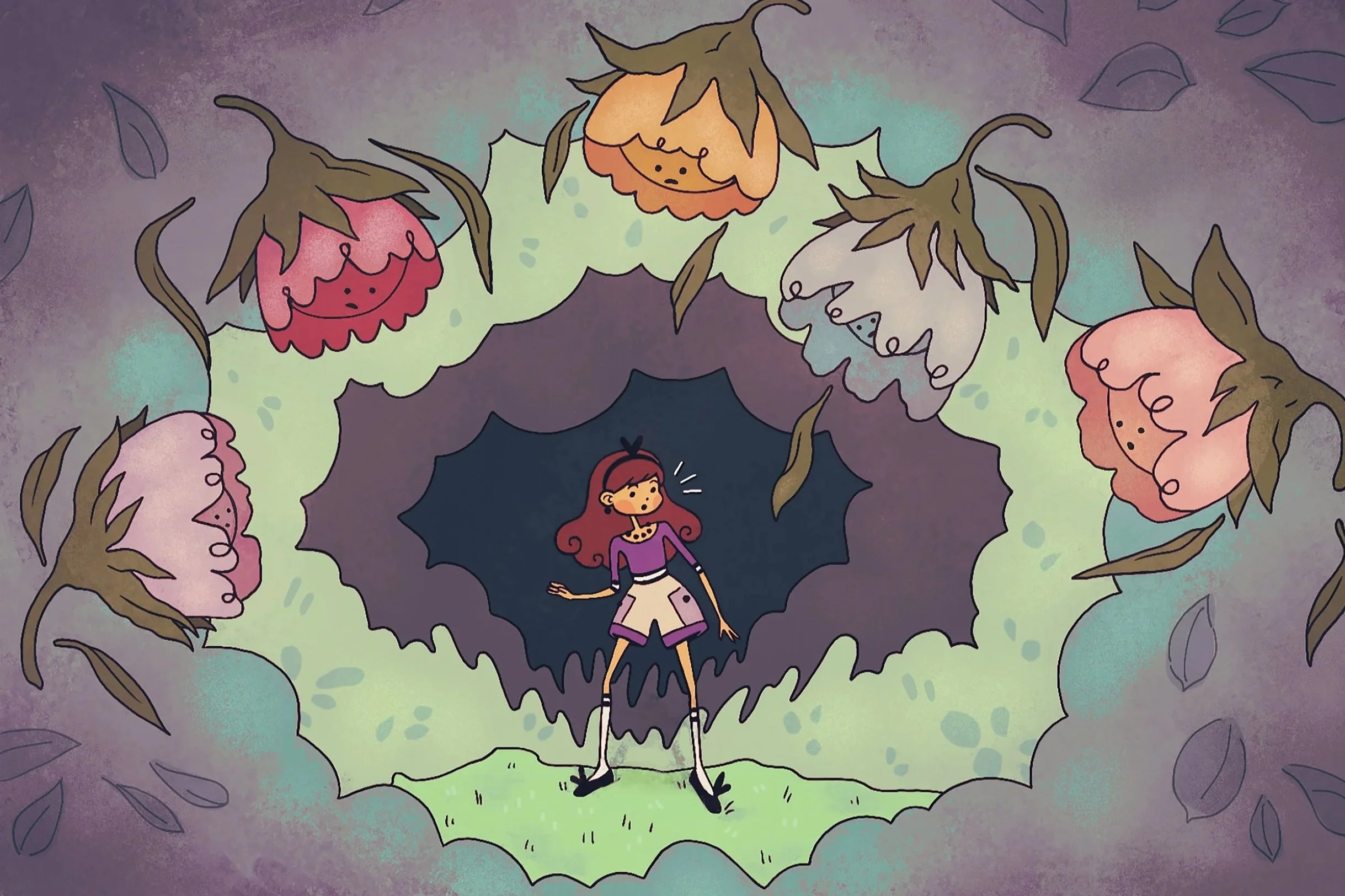 Alice in Wonderland Book Illustration