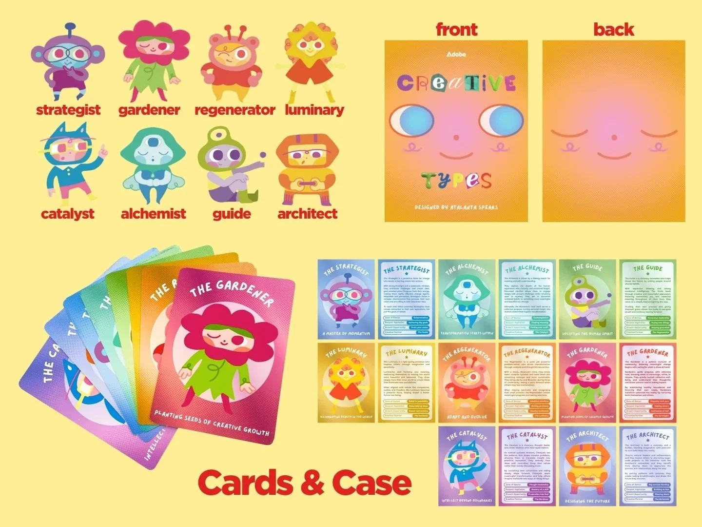 Adobe Creative Type Cards Design