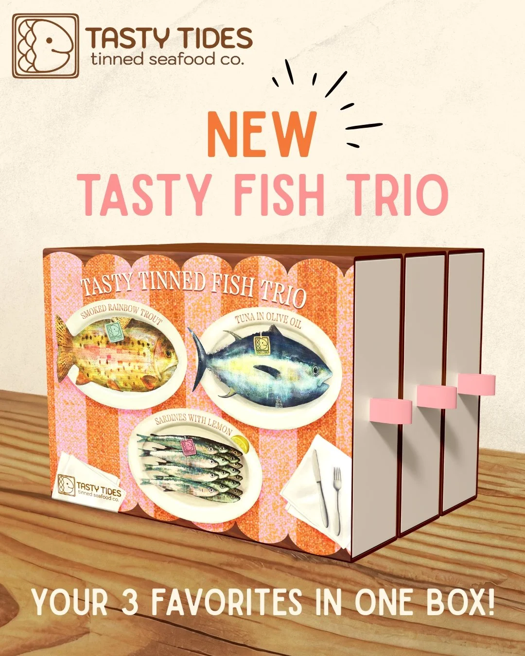 Tasty Tides Trio Packaging