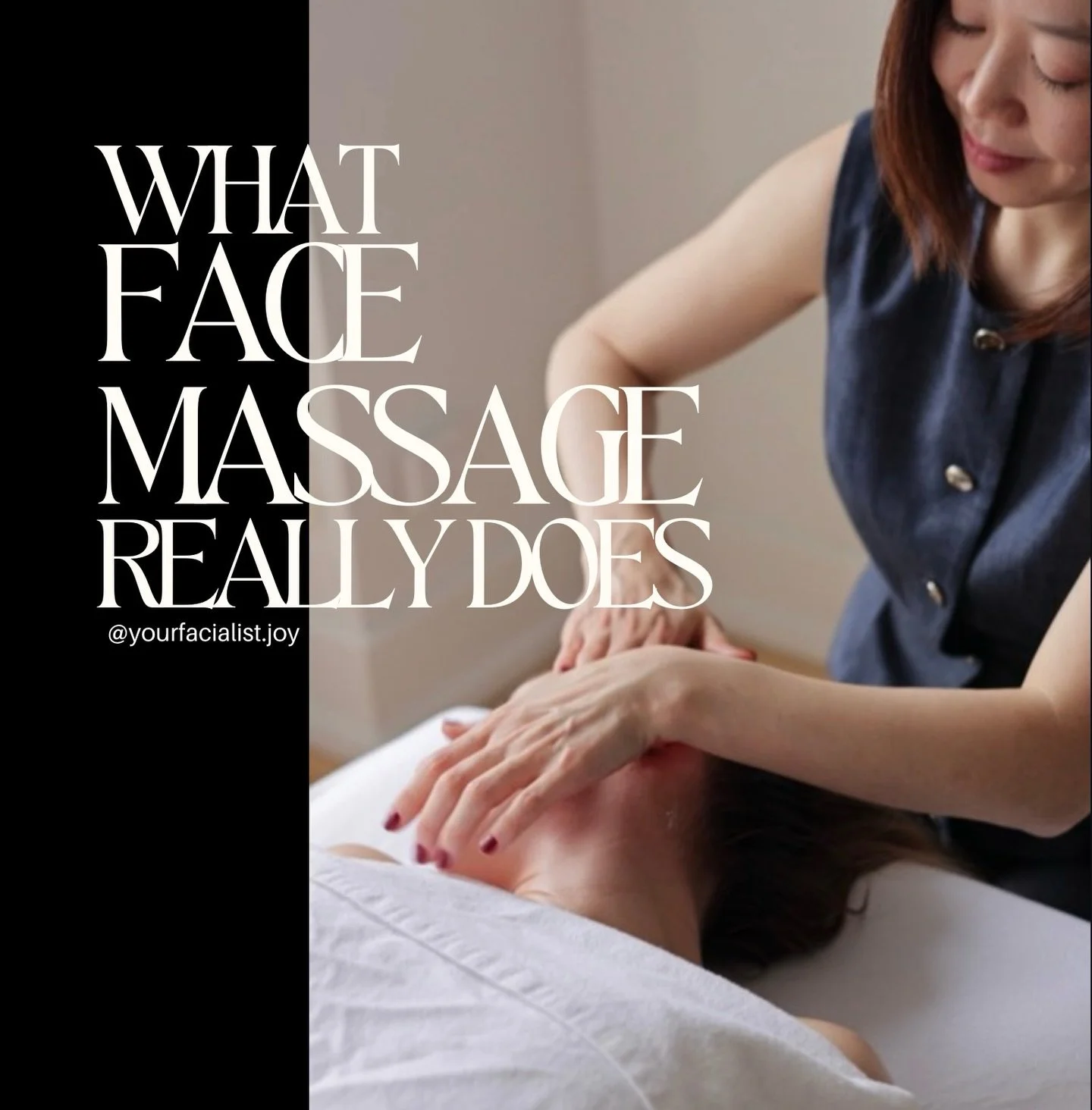 ✨ 
What Face Massage Really Does

Face massage isn&rsquo;t just about technique.
It&rsquo;s about trust, connection, and the right hands.

It improves blood circulation, bringing oxygen and nutrients to the skin for a natural, healthy glow.
Gentle mo
