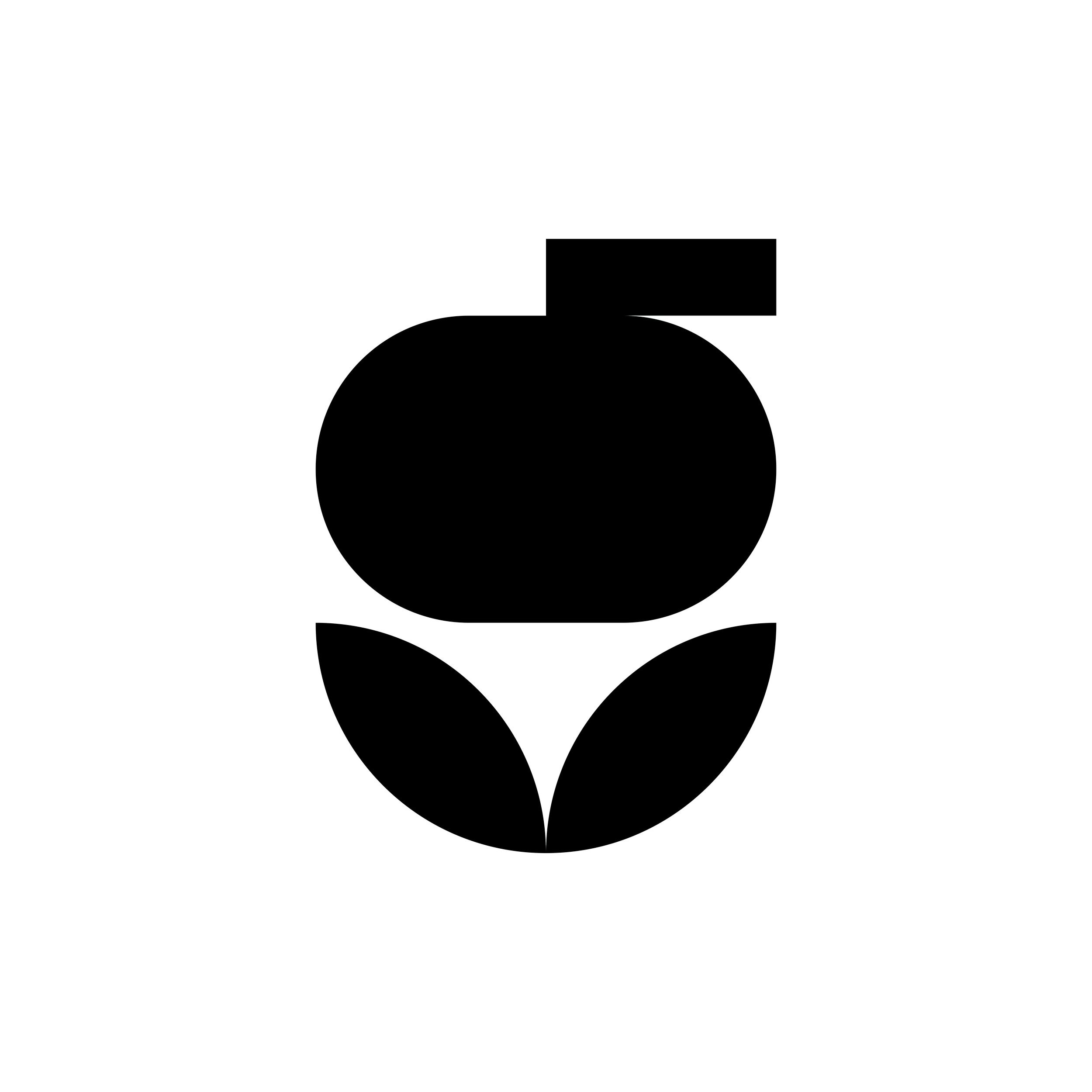 Black background with green outlines of a house, a person, and a circle, connected by lines in a flowchart style.
