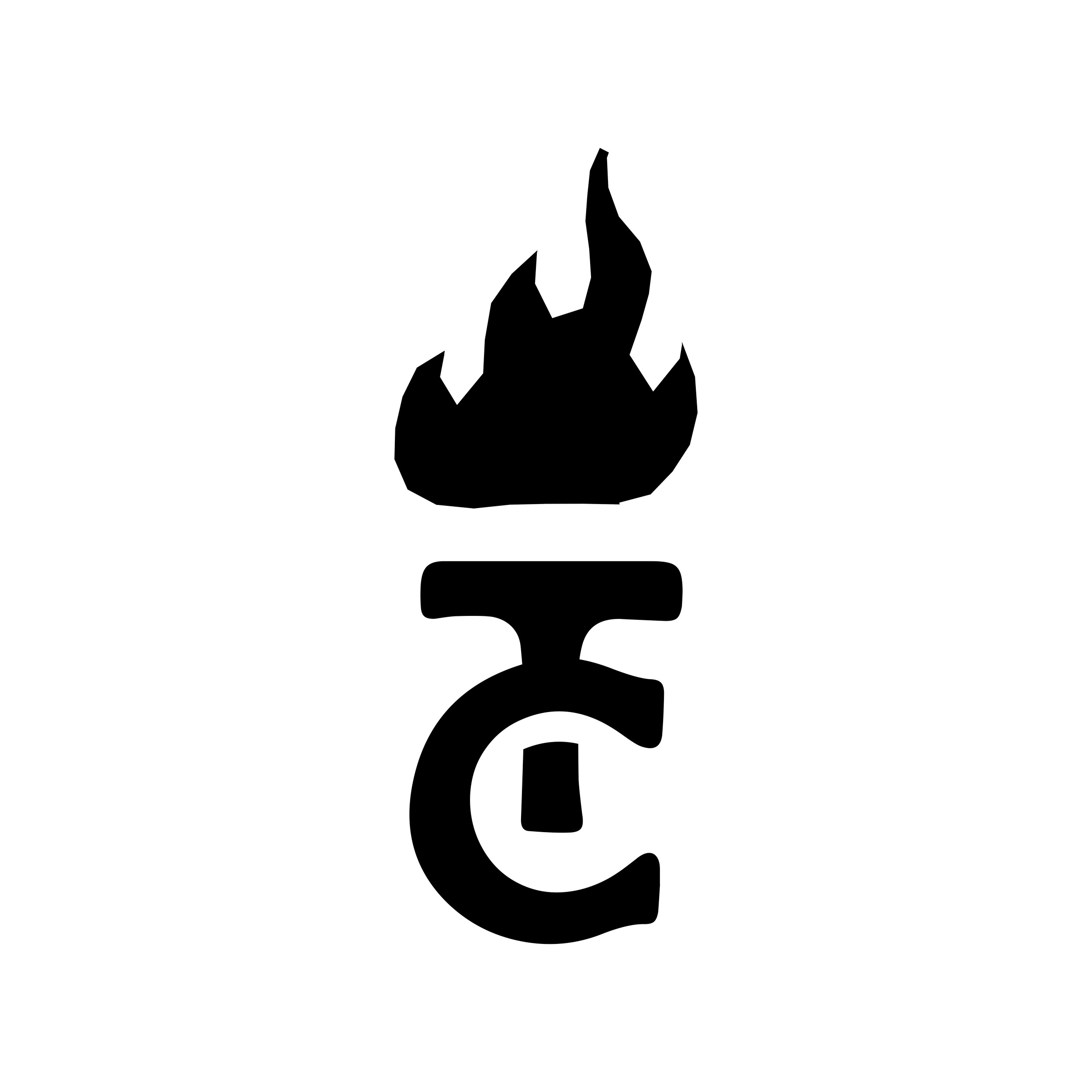 Line drawing of a human face with hair, eyes, nose, lips, and beard, outlined in light green against a black background.