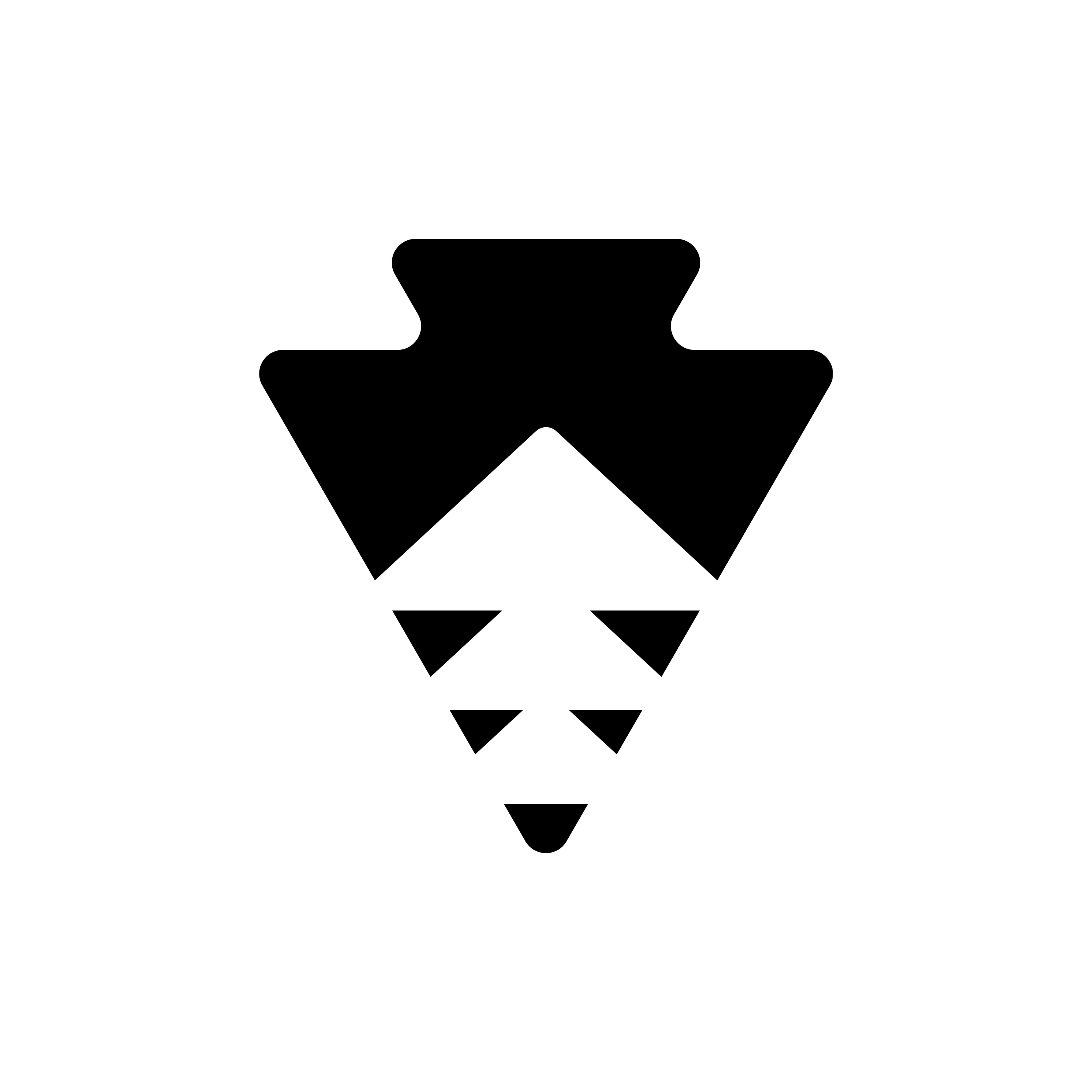 A black wireframe outline of a five-pointed star with additional decorative lines below it.