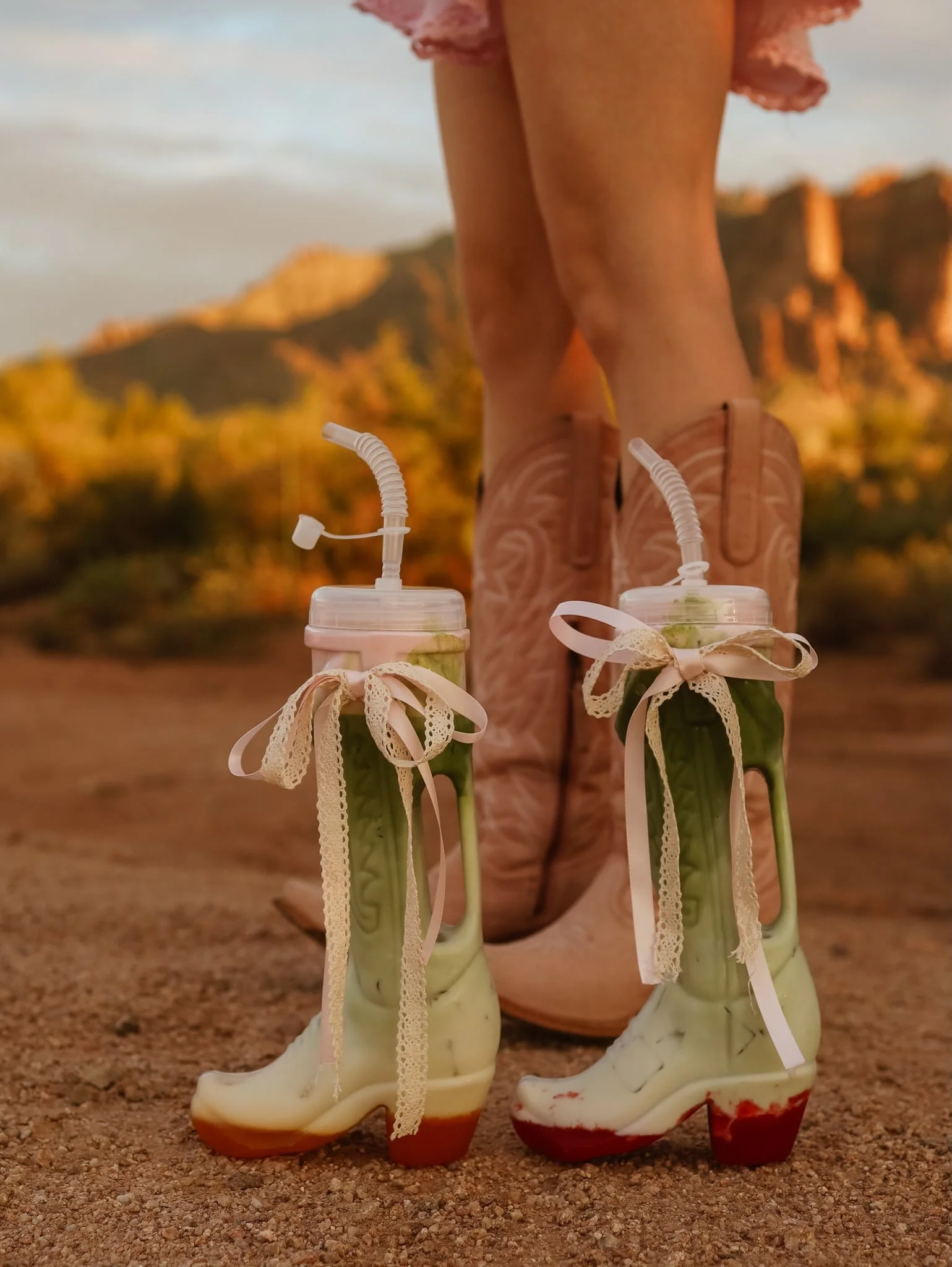 🤠🎀 THE CUTEST LITTLE BOOT CUPS ARE HERE! 💗👢

Launching THIS THURSDAY (10/15)! ✨ These adorable 32 oz reusable boot cups are $15, including the drink! 🍵💚

📍 Available at BOTH our Queen Creek Trailer &amp; Tempe Cafe!

🎀 IMPORTANT: As of now, t