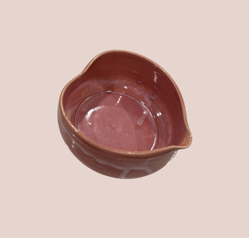 Heart Ceramic Matcha Bowl