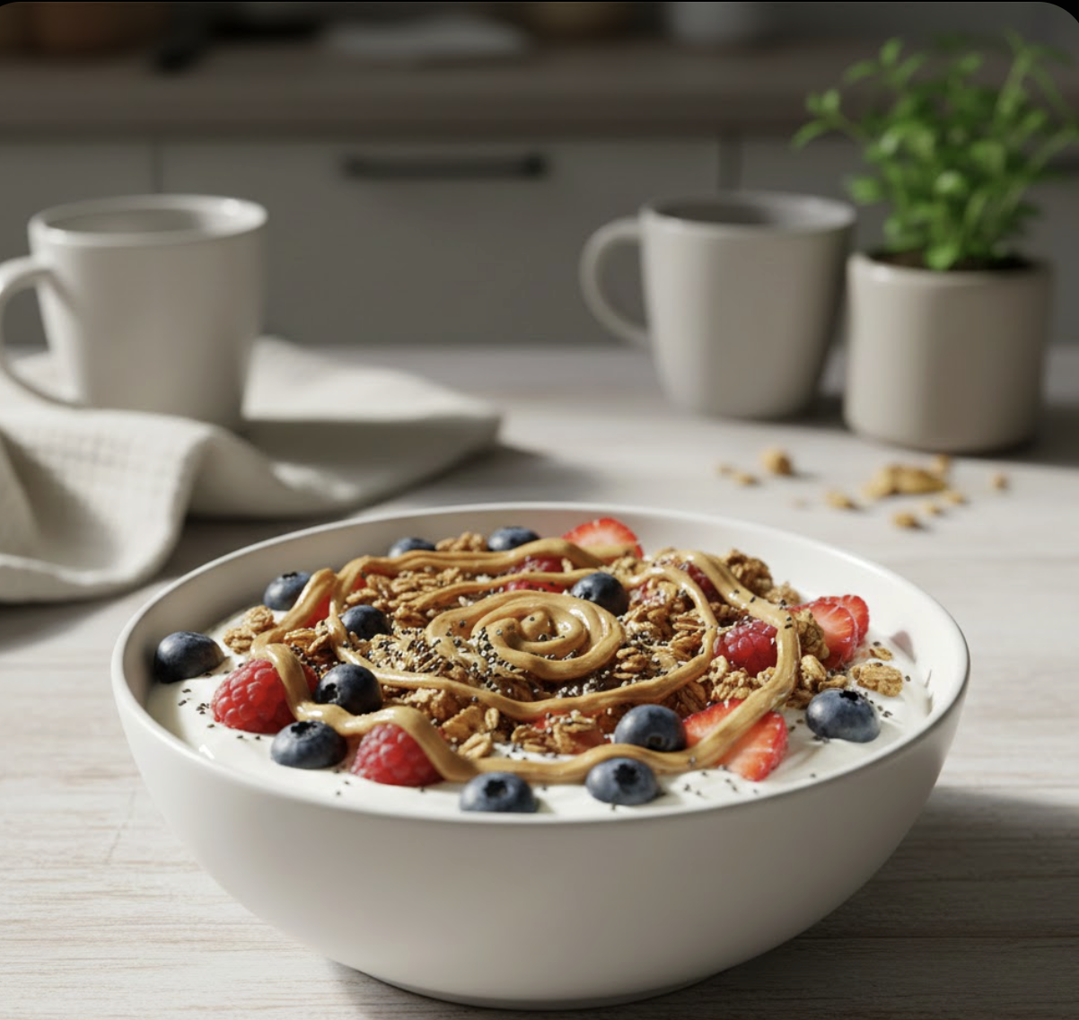 High Protein Breakfast Bowl (30g+ Protein, 10 Min Prep)