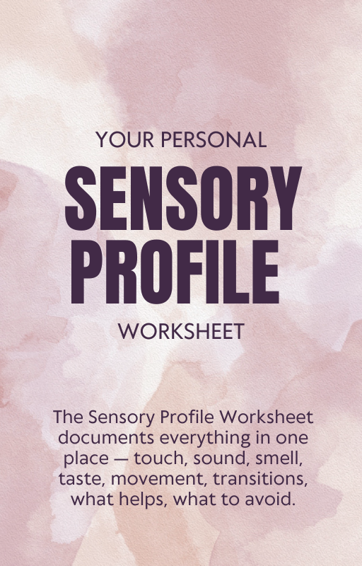 Sensory Profile Worksheet