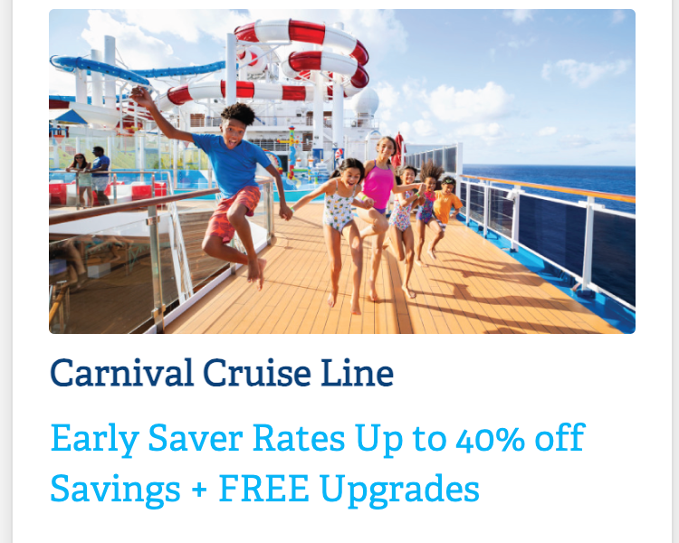 Children enjoying themselves on the deck of a cruise ship with water slides and ocean in the background.