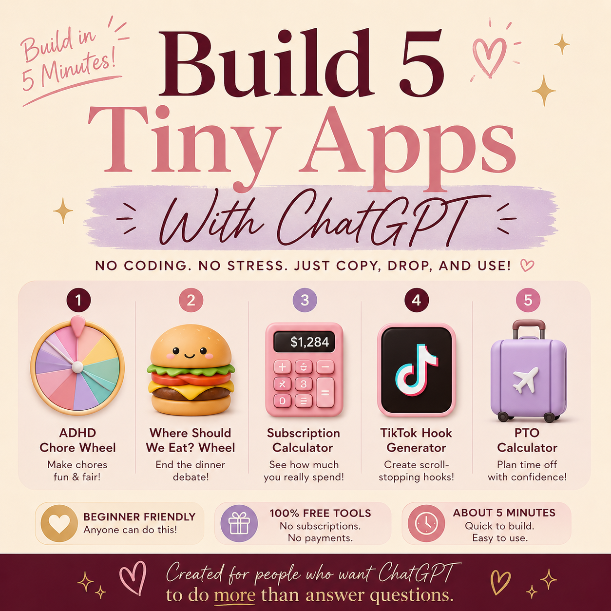 Day 19: Build 5 AI Apps With ChatGPT