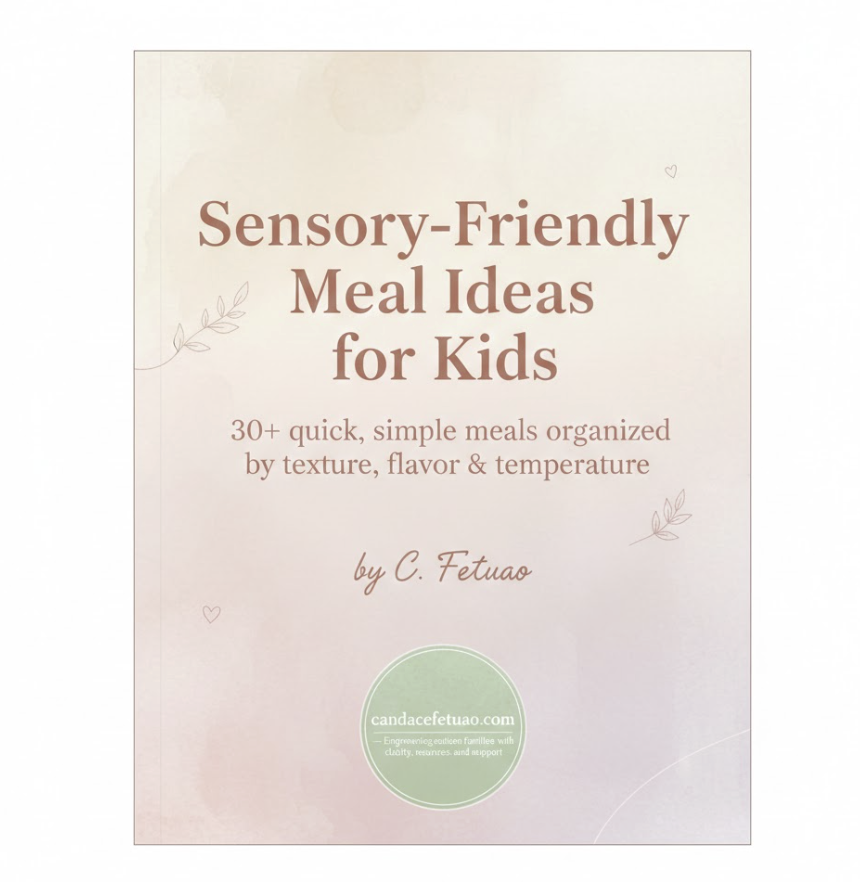 Sensory-Friendly Meal Ideas for Kids E Book