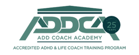 ADD Coach Academy (ADDCA) accredited ADHD coach training logo
