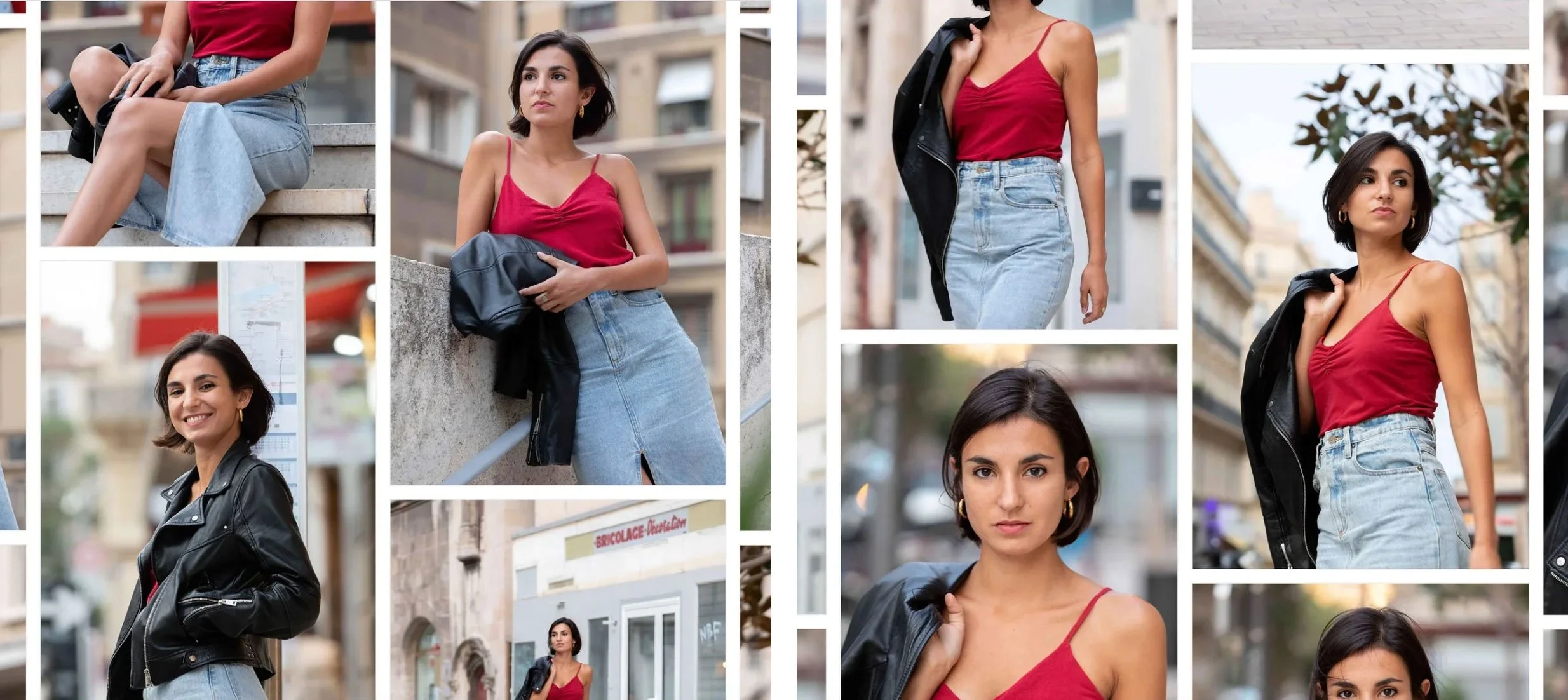 réalisation d'un book photo pour une comédienne à marseille, nous étions dans les rues de marseille pour ce shooting photo professionnel