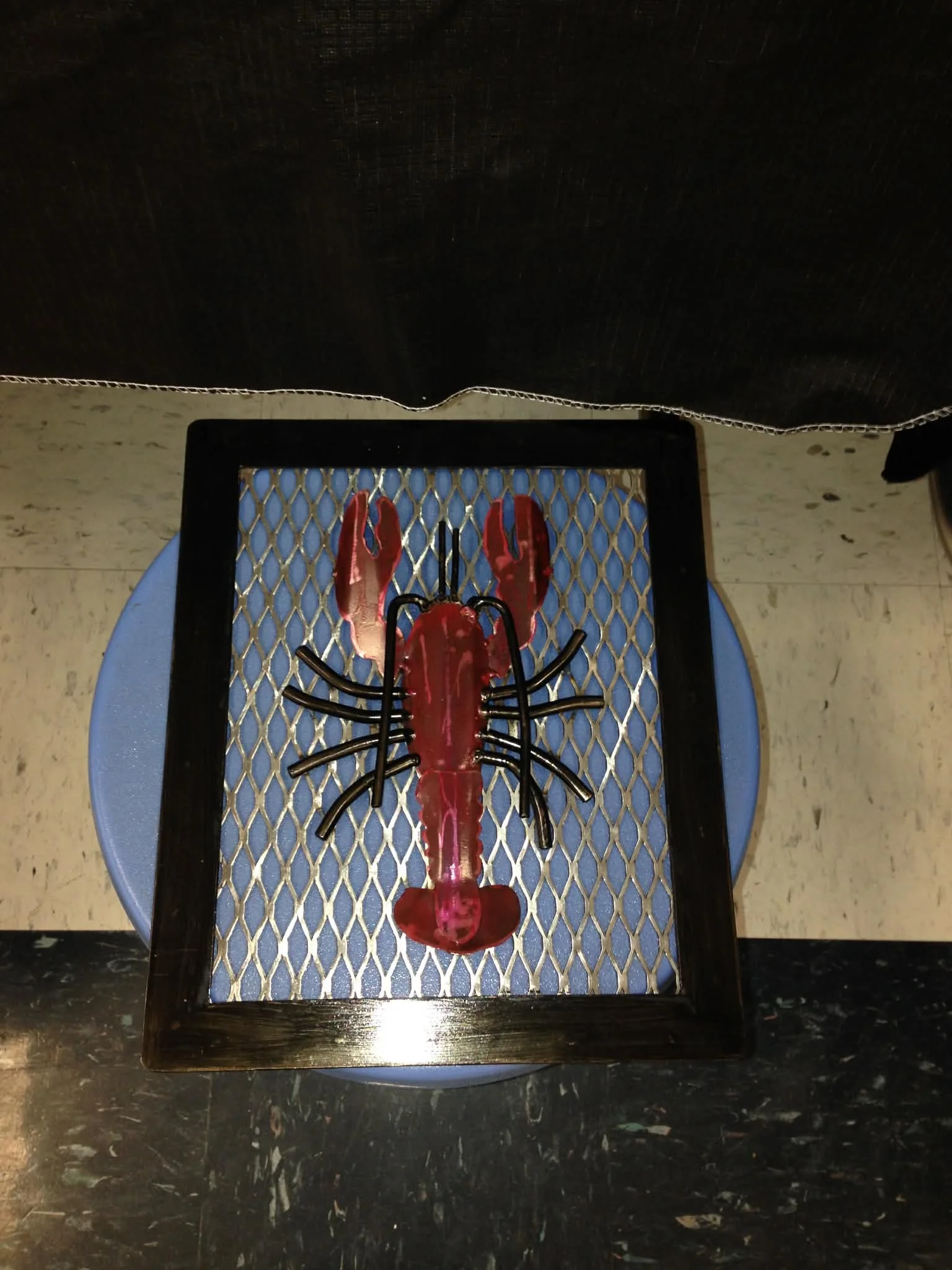 Our hand forged lobster decor is crafted in Coinjock, NC using traditional blacksmith techniques. Each piece is individually shaped from solid steel, creating a durable, stable feeding station designed to last for years.

Unlike mass-produced decor, 