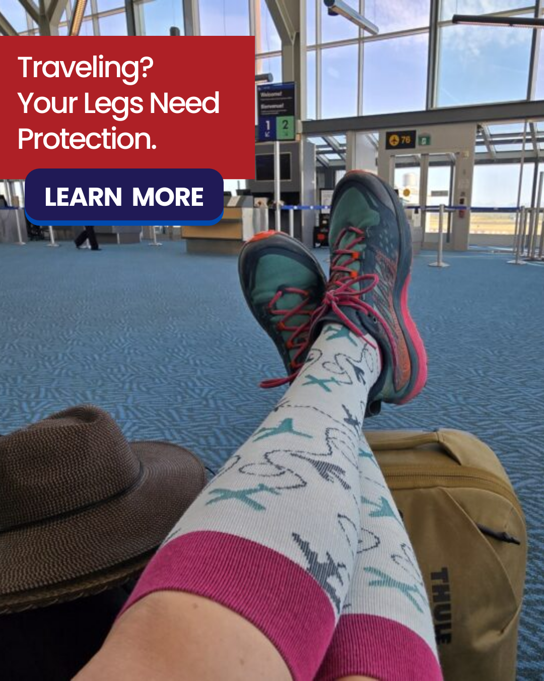 Traveling? Your Legs Need Protection.