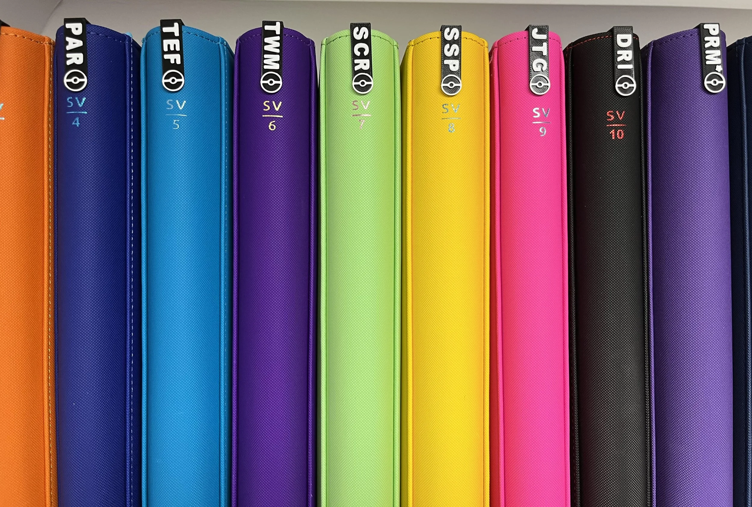 Pokemon Binder Labels/Tags