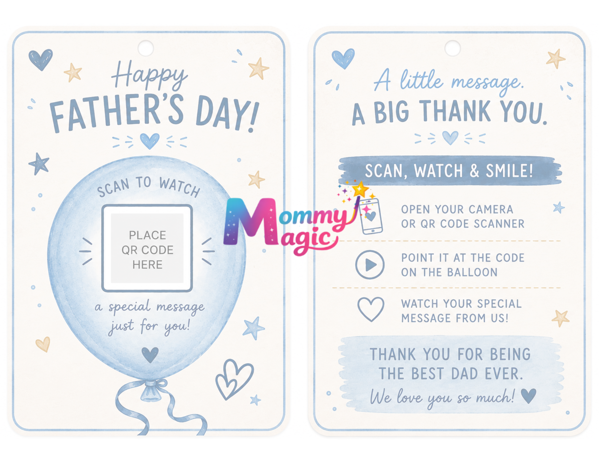 Mommy Magic: Father's Day QR Code Printables