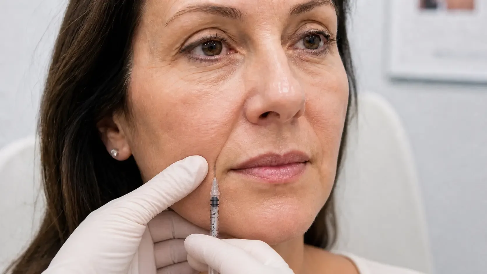 Physician-performed filler for smile lines and nasolabial folds at NeuroBeauty Clinic in Walnut Creek