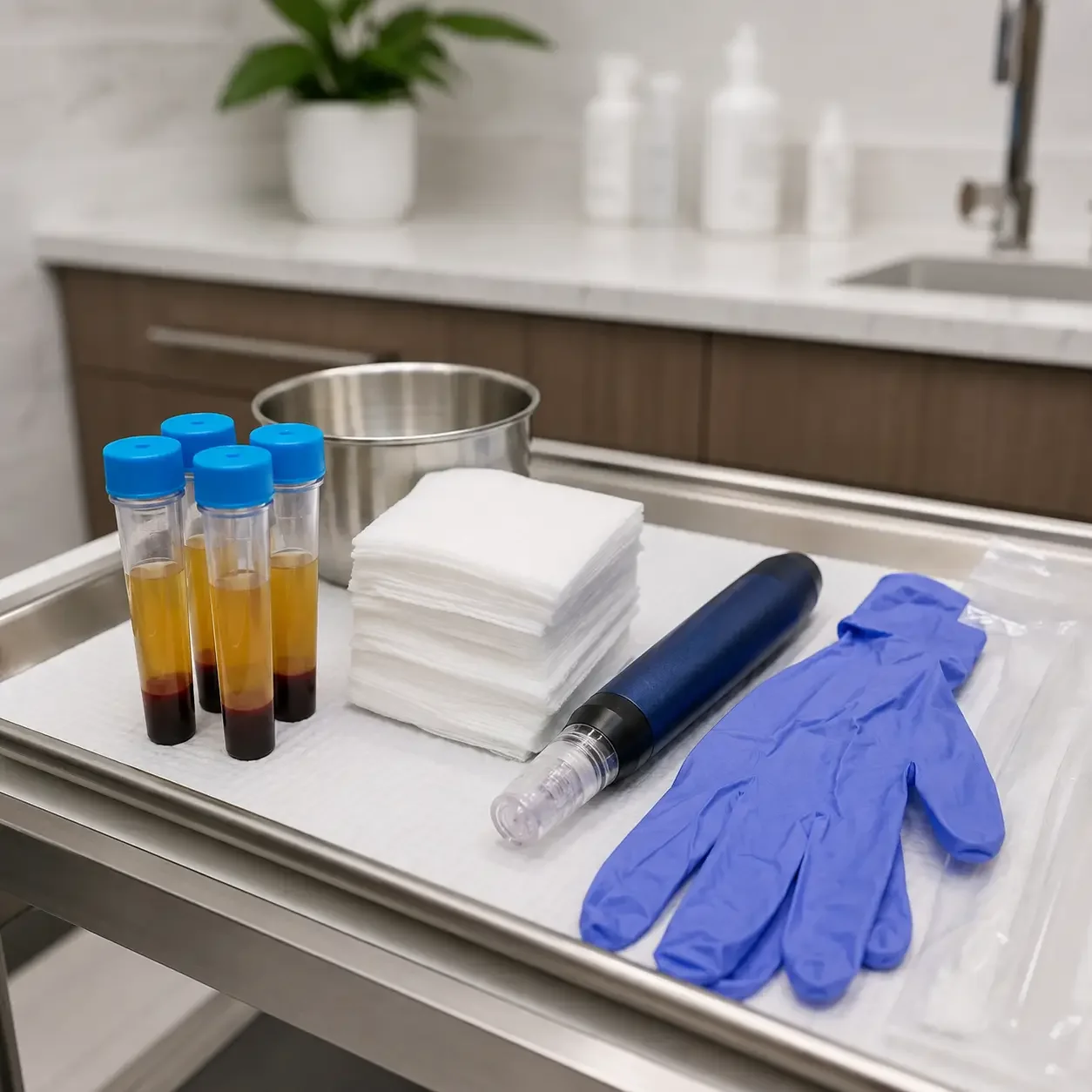 Platelet-rich plasma preparation for SkinPen microneedling with PRP