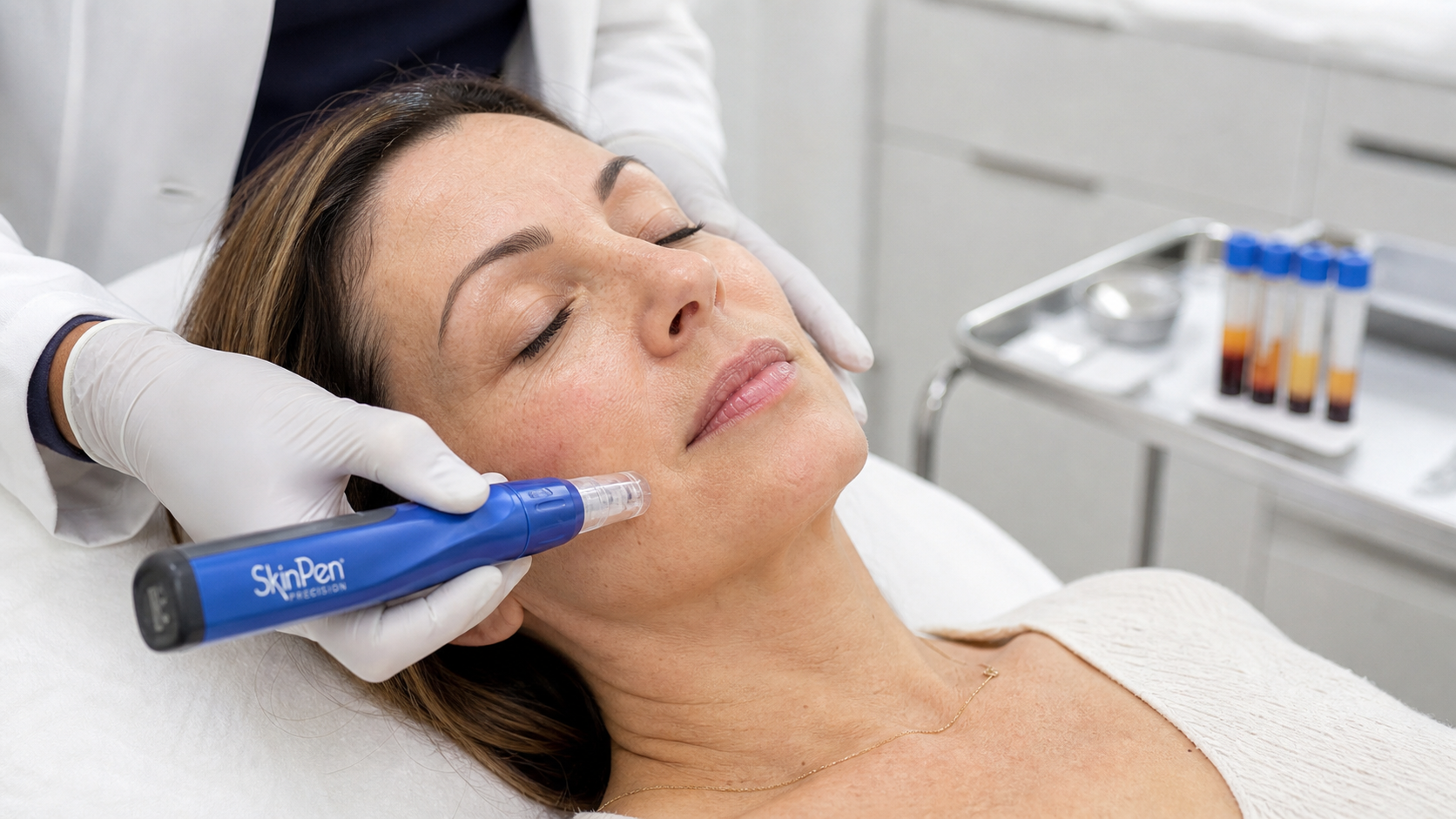 Physician-led PRP microneedling with SkinPen at NeuroBeauty Clinic in Walnut Creek