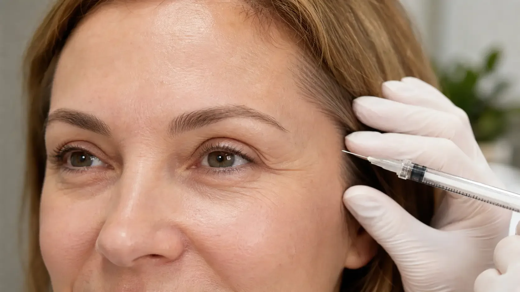 Physician-performed Botox for eye contours and subtle brow lift at NeuroBeauty Clinic in Walnut Creek