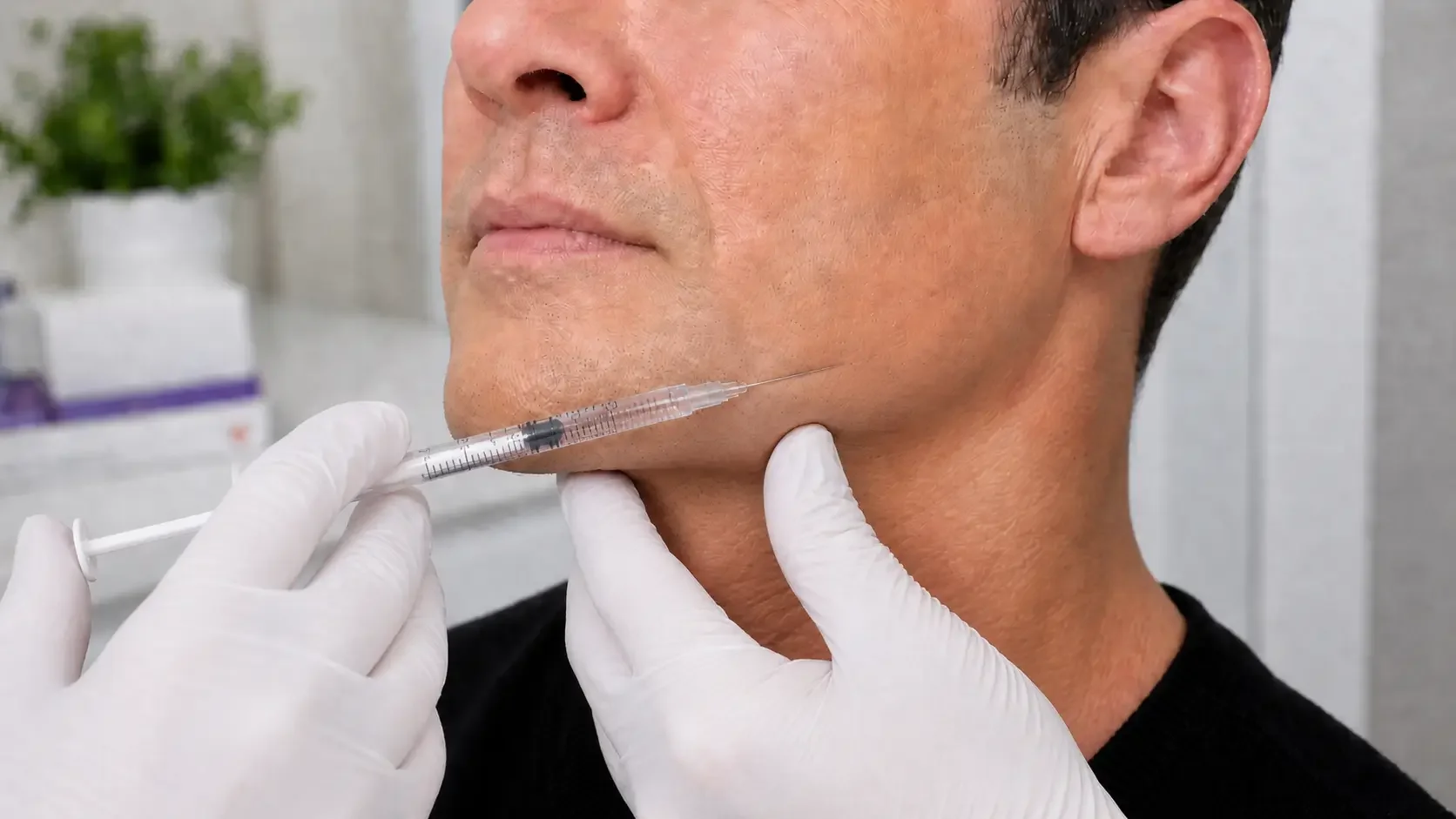 Physician-performed jawline filler and jaw enhancement at NeuroBeauty Clinic in Walnut Creek