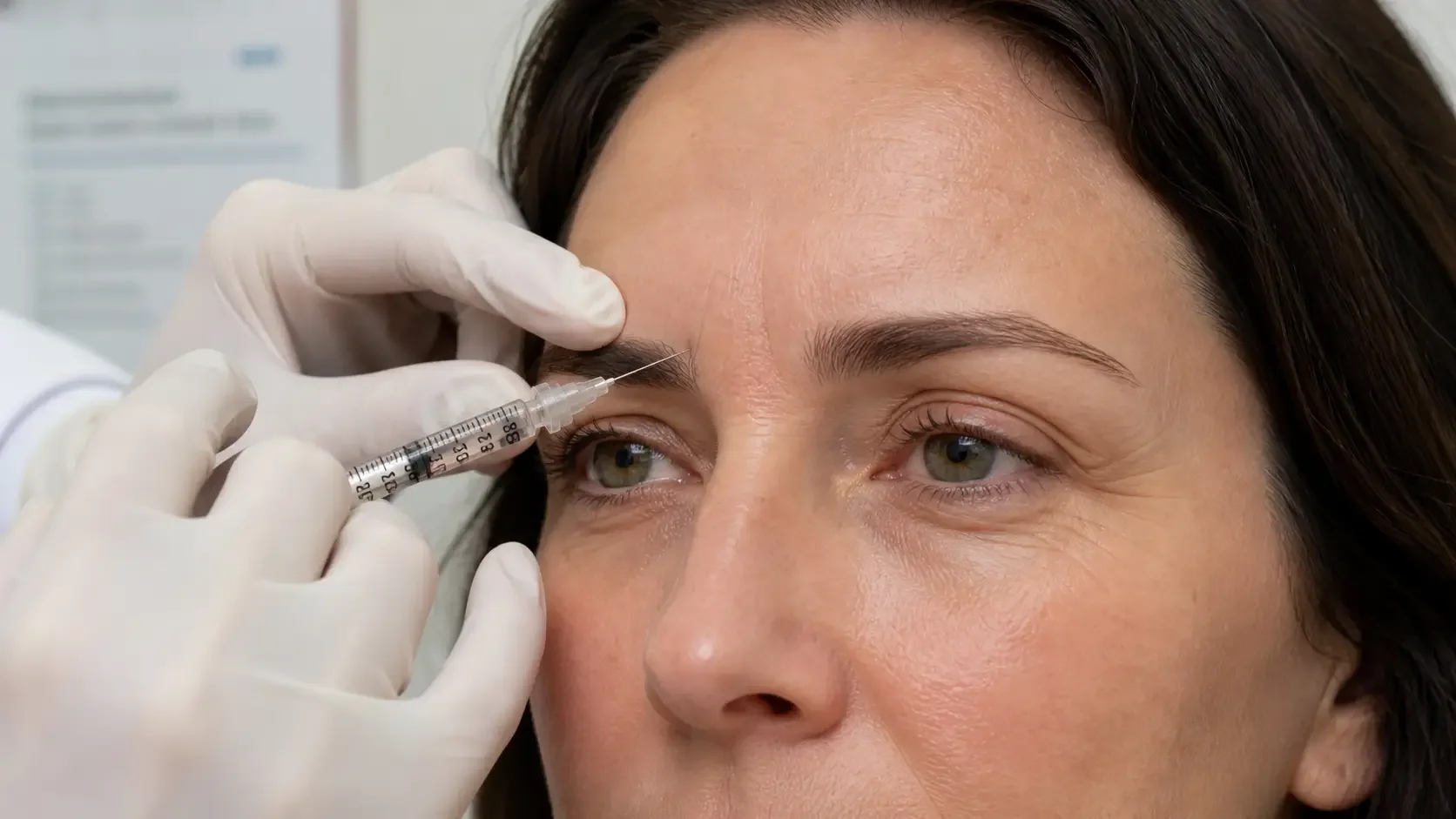 Physician-performed Botox for frown lines and eye contours at NeuroBeauty Clinic in Walnut Creek
