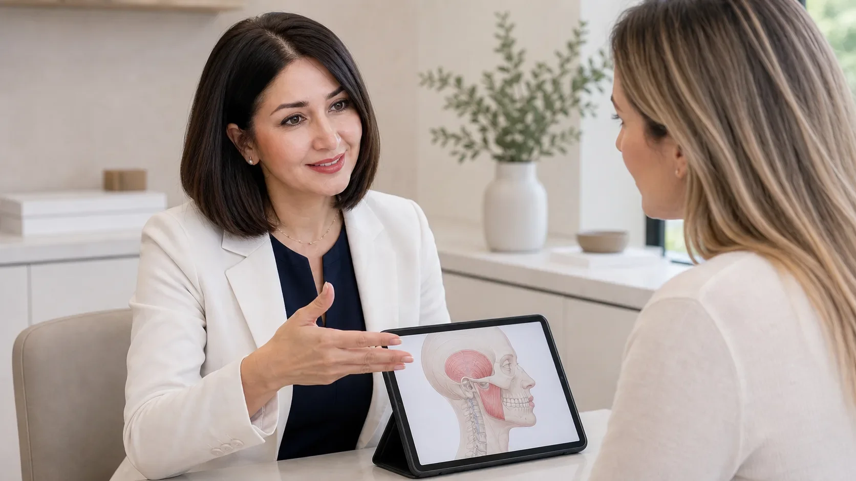 Masseter Botox treatment planning for jaw tension and bruxism