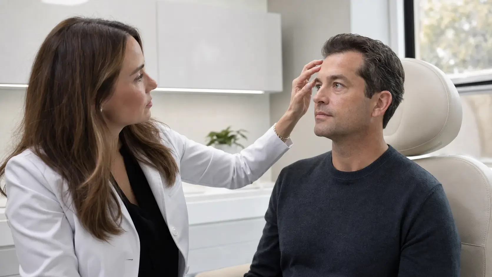 Physician-led Botox consultation for men in Walnut Creek